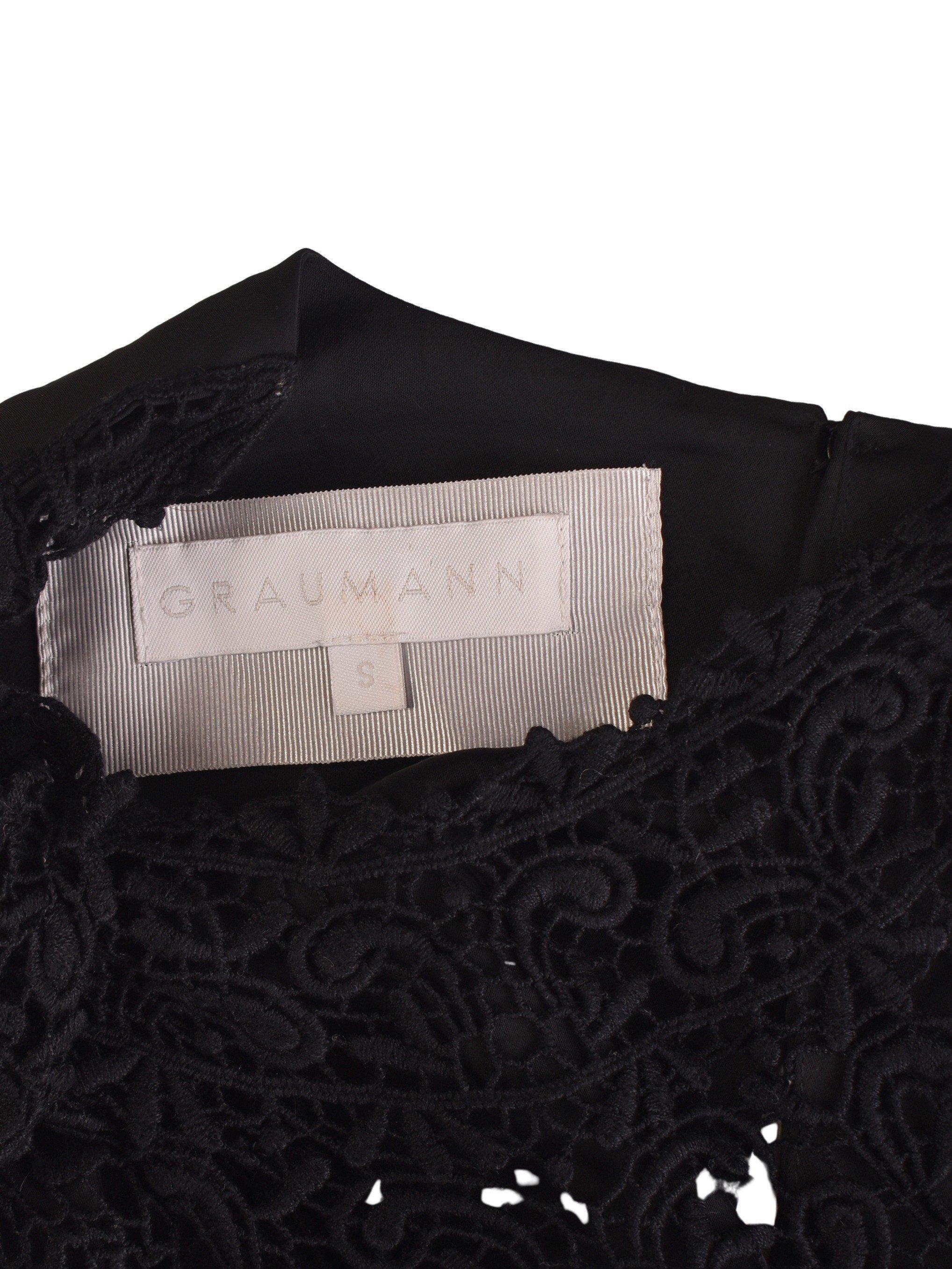 Graumann Kjole - S / Sort / Kvinde - SassyLAB Secondhand