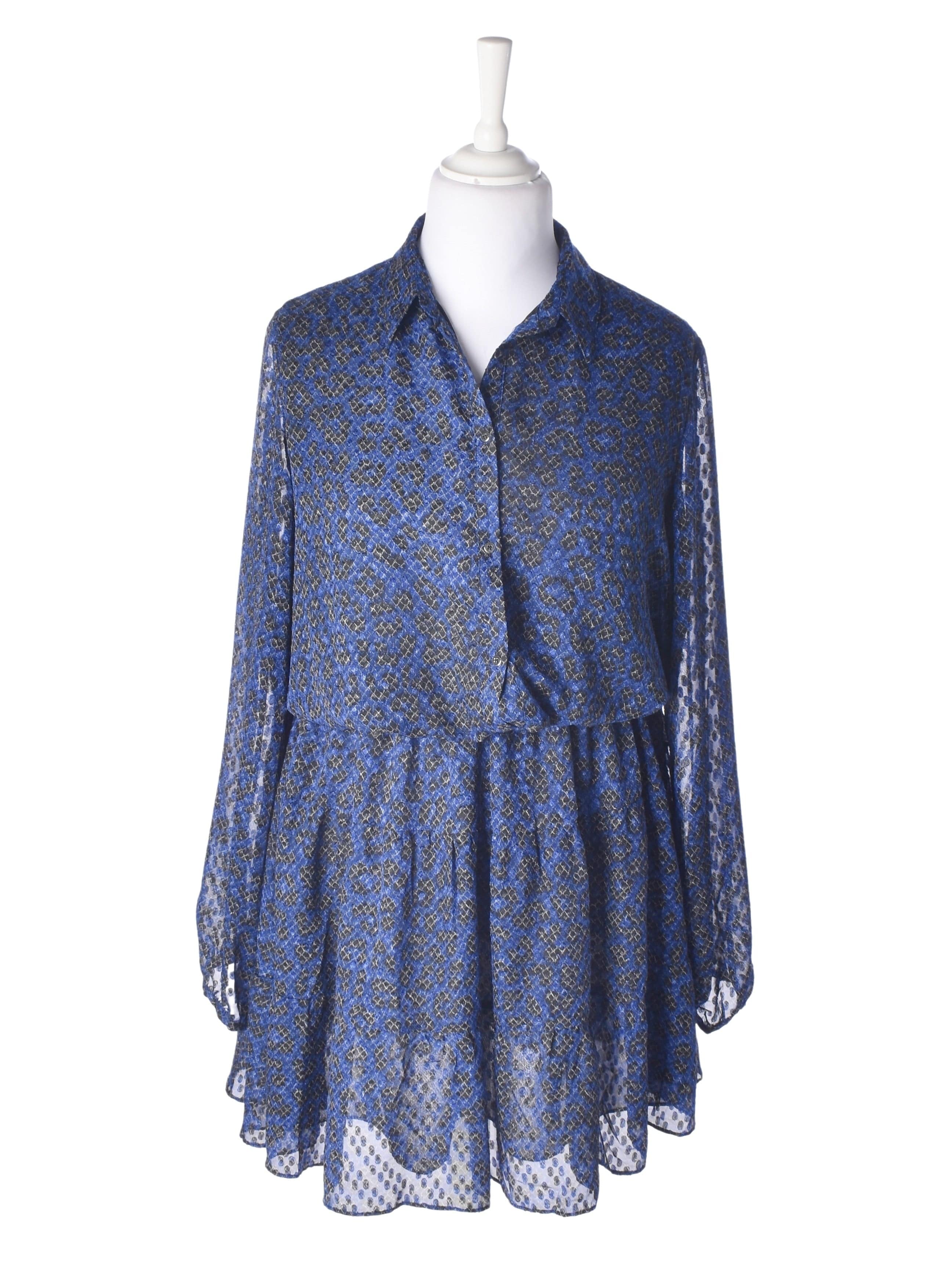 Guess Kjole - L / Blå / Kvinde - SassyLAB Secondhand