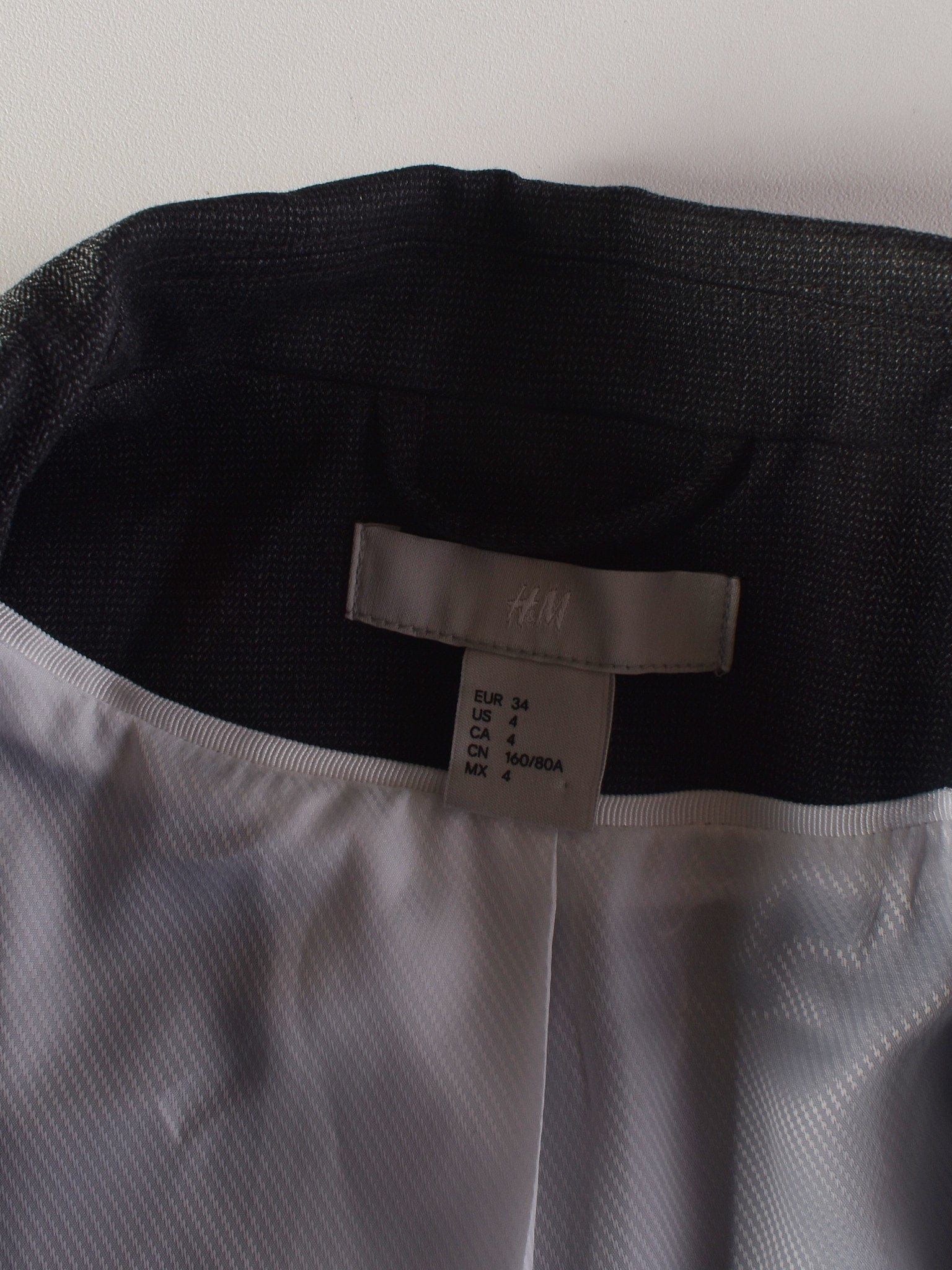 H&M Blazer - 34 / Sort / Kvinde - SassyLAB Secondhand