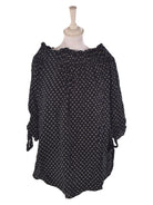 H&M Bluse - 36 / Sort / Kvinde - SassyLAB Secondhand