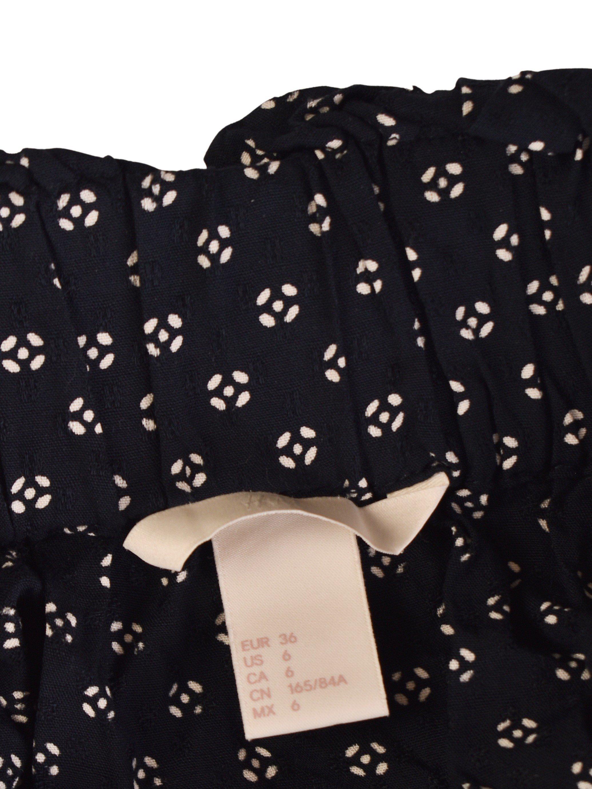 H&M Bluse - 36 / Sort / Kvinde - SassyLAB Secondhand
