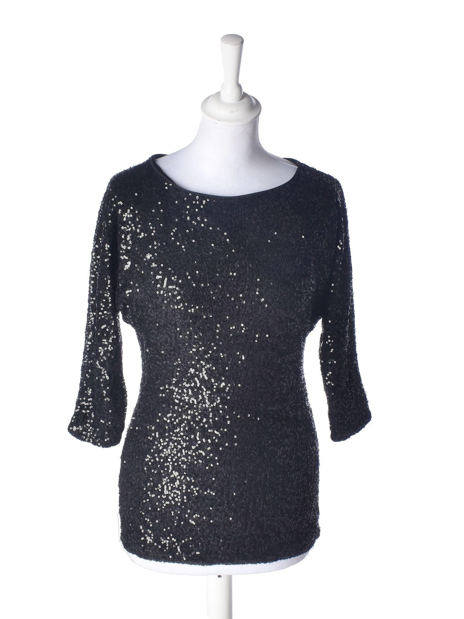 H&M Bluse - 38 / Sort / Kvinde - SassyLAB Secondhand