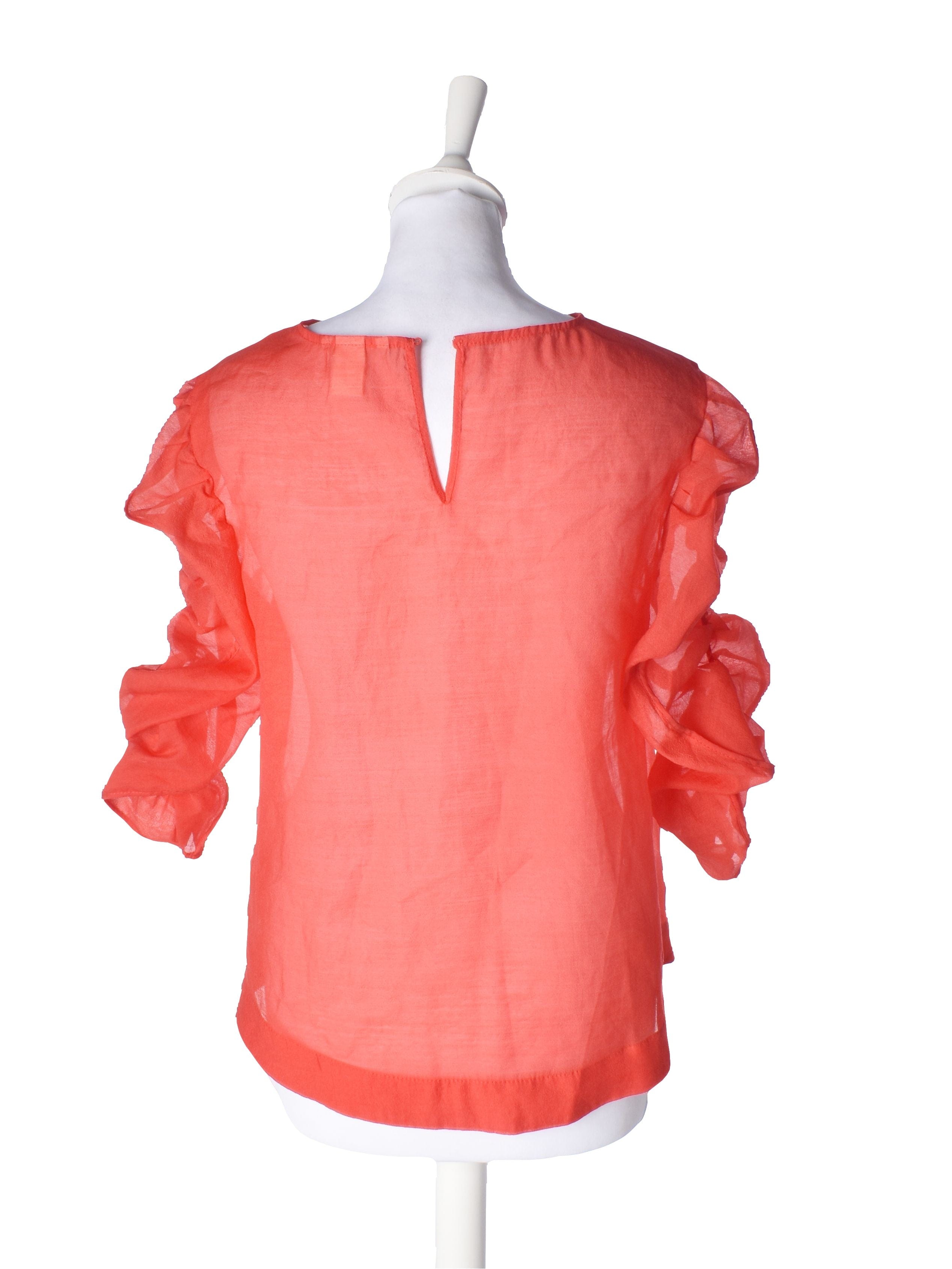 H&M Bluse - 40 / Rød / Kvinde - SassyLAB Secondhand