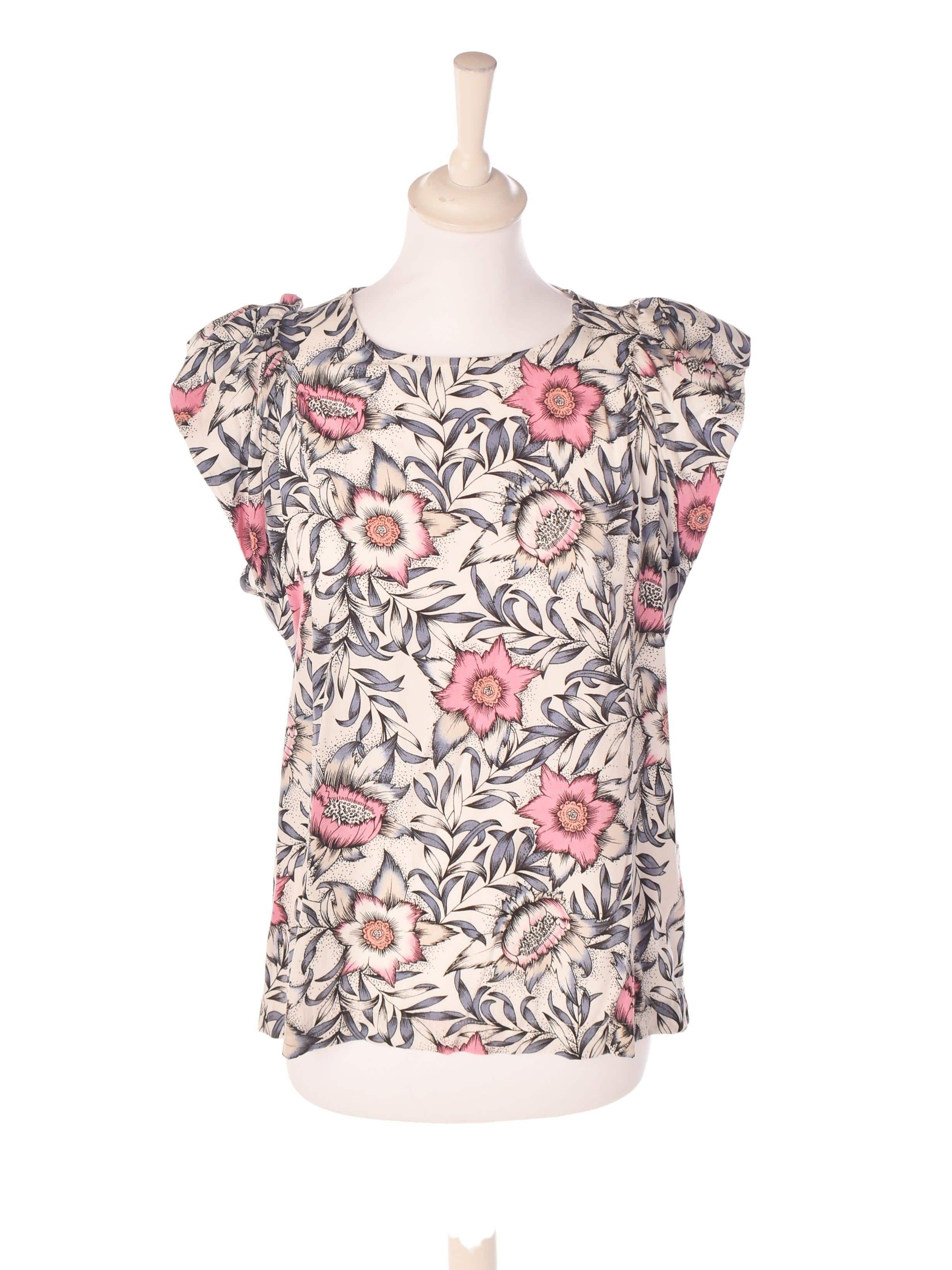 H&M Bluse - S / Blomstret / Kvinde - SassyLAB Secondhand