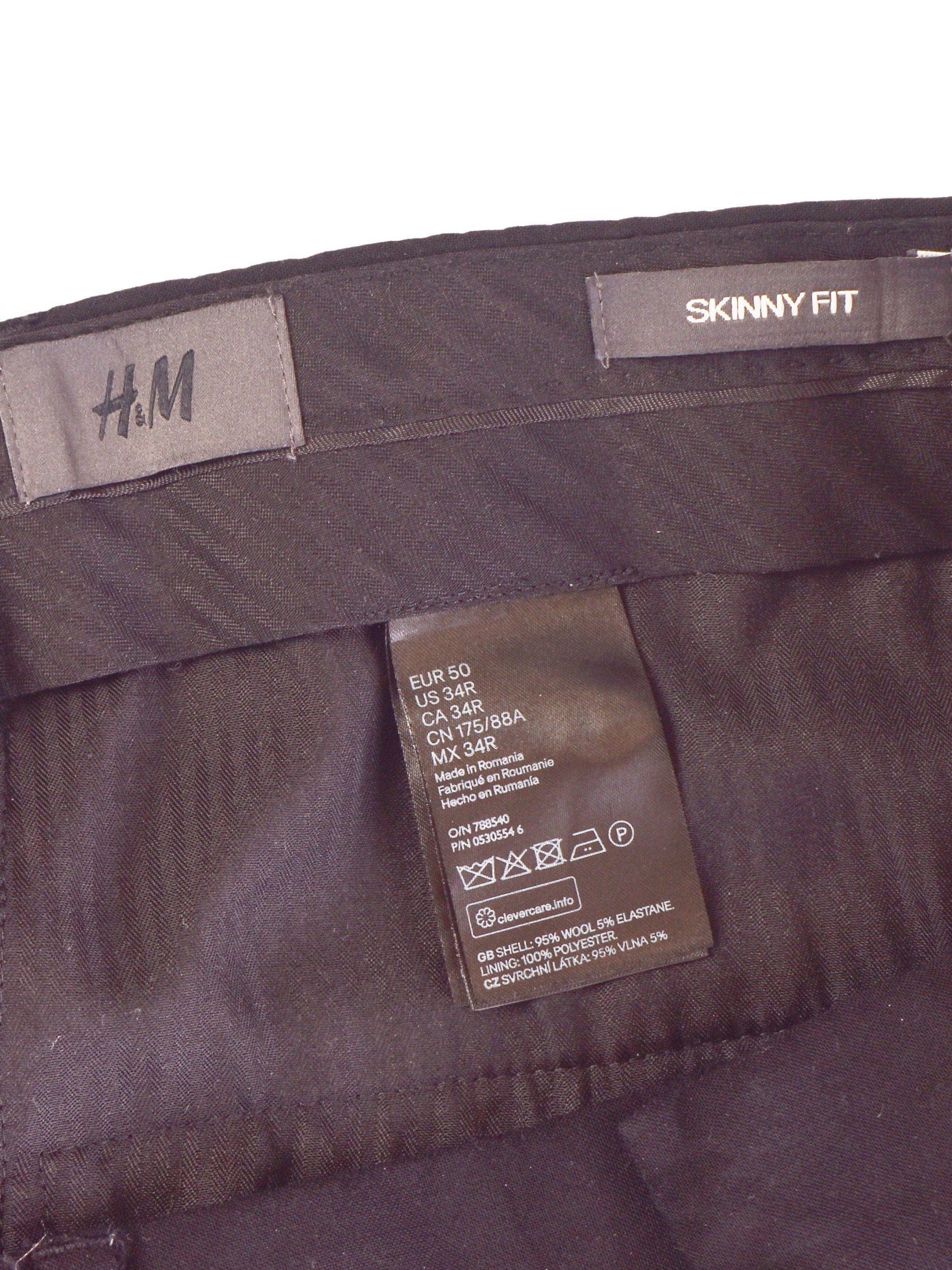 H&M Bukser - 50 / Sort / Mand - SassyLAB Secondhand