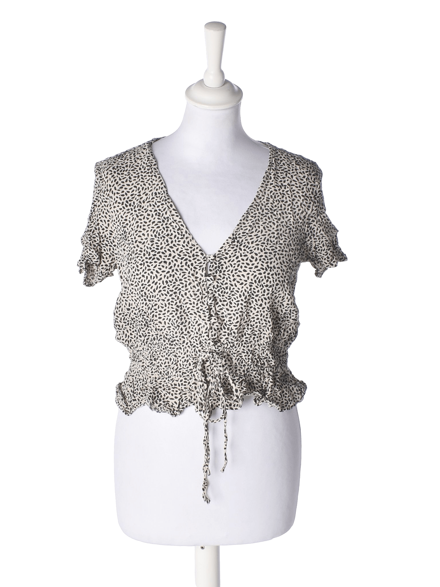 H&M Crop top - S / Hvid / Kvinde - SassyLAB Secondhand