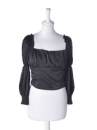 H&M Divided Crop top - 40 / Sort / Kvinde - SassyLAB Secondhand
