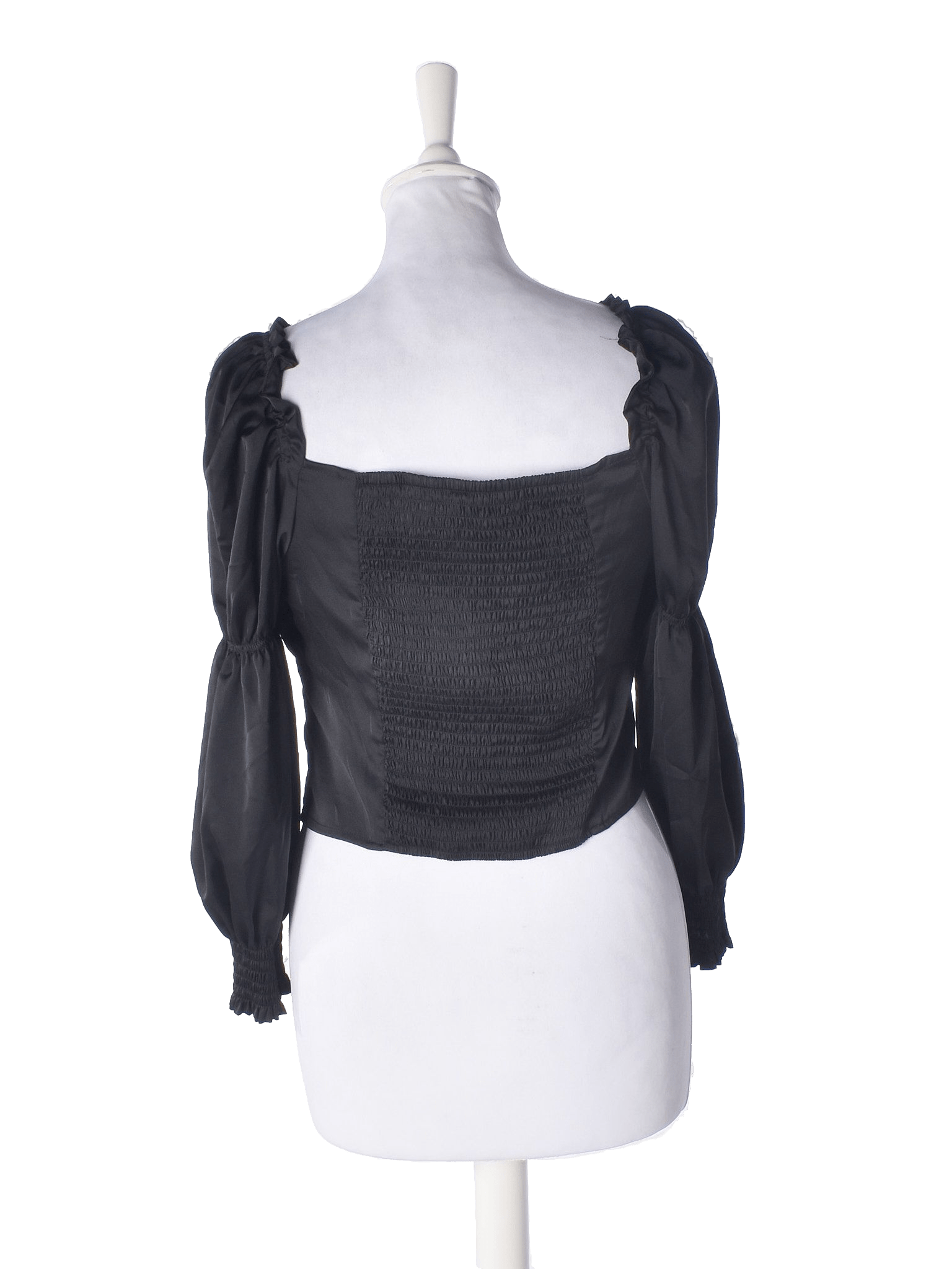 H&M Divided Crop top - 40 / Sort / Kvinde - SassyLAB Secondhand