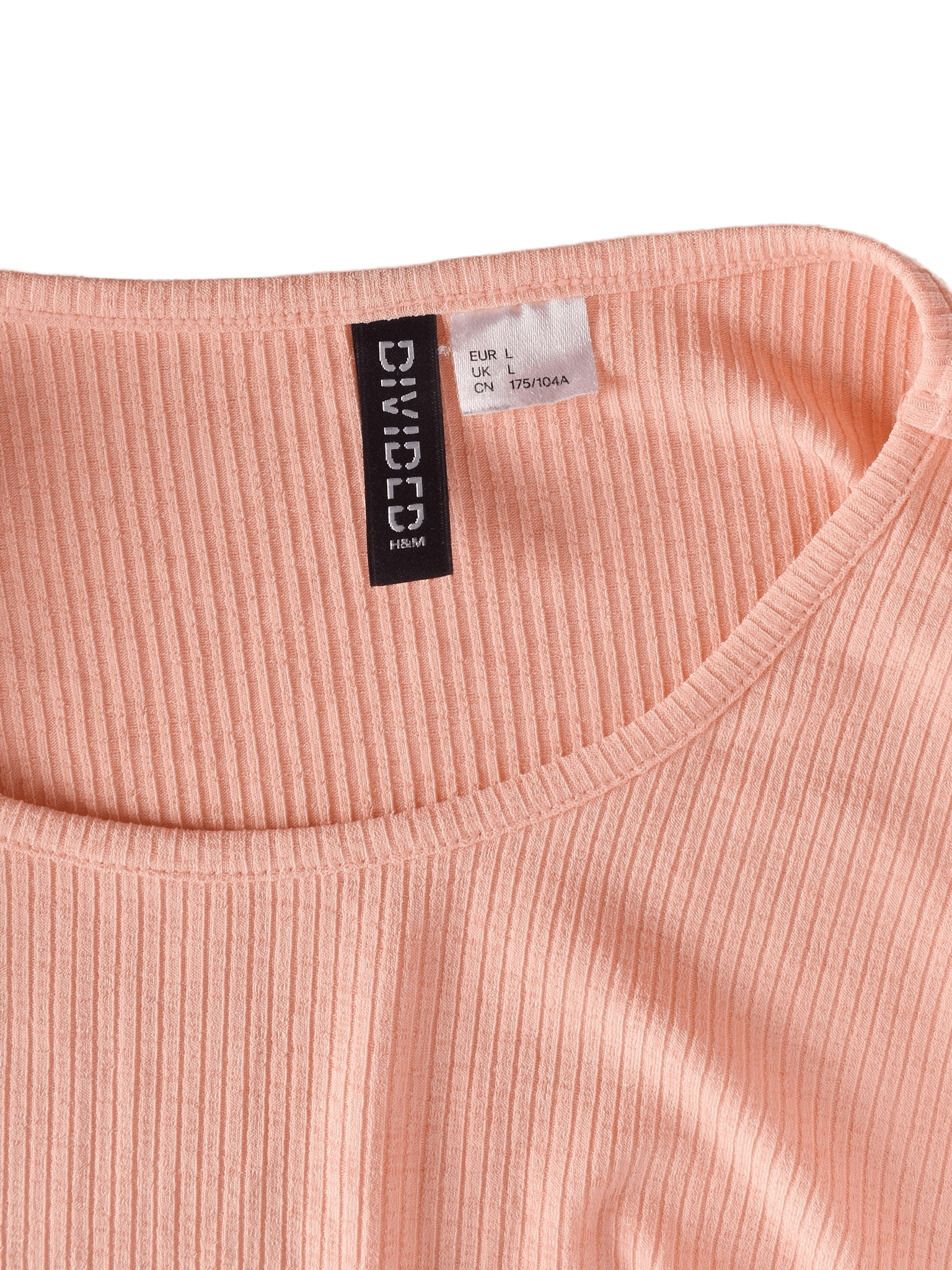 H&M Divided Crop top - L / Orange / Kvinde - SassyLAB Secondhand