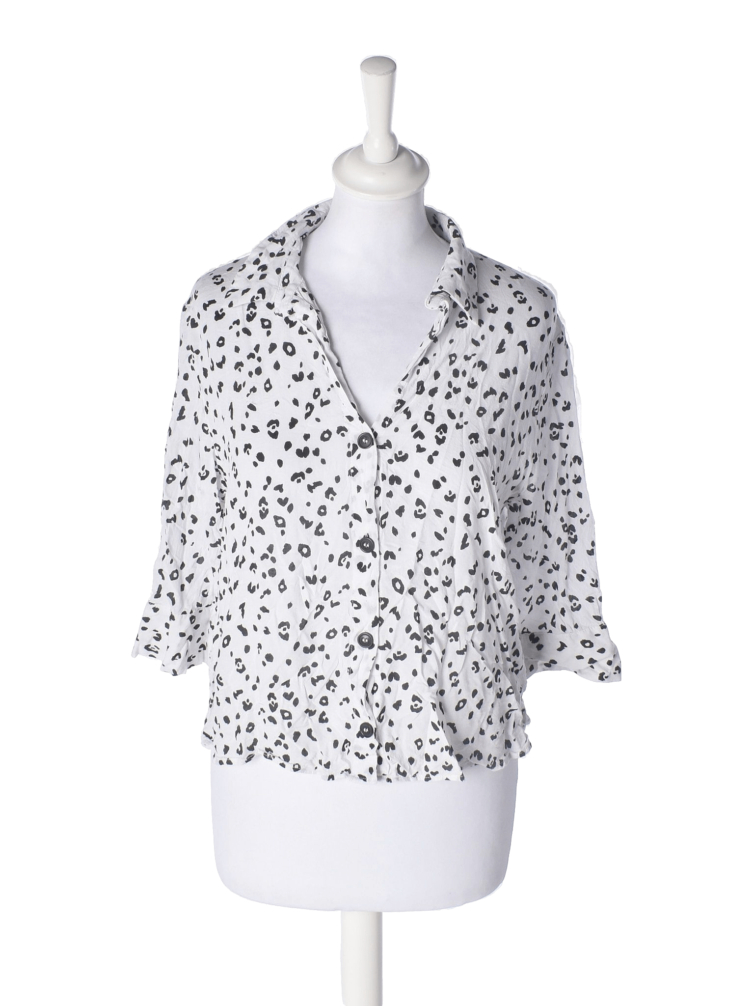 H&M Divided Skjorte - 38 / Dyreprint / Kvinde - SassyLAB Secondhand