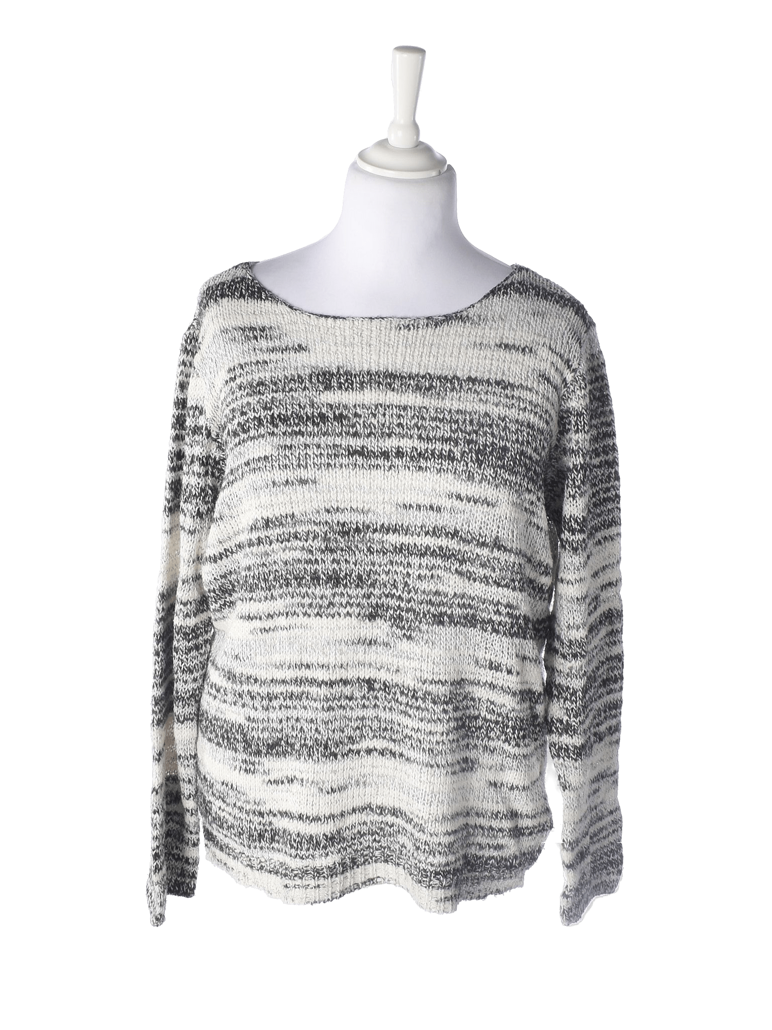 H&M Divided Striktrøje - L / Grå / Kvinde - SassyLAB Secondhand