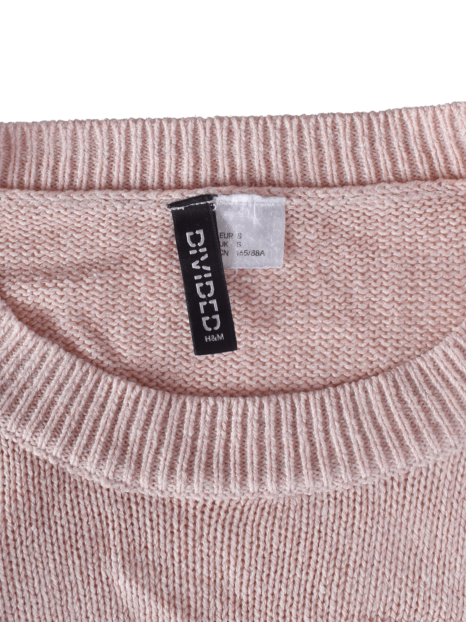 H&M Divided Sweater - S / Pink / Kvinde - SassyLAB Secondhand