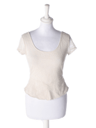 H&M Divided T-Shirt - 38 / Hvid / Kvinde - SassyLAB Secondhand