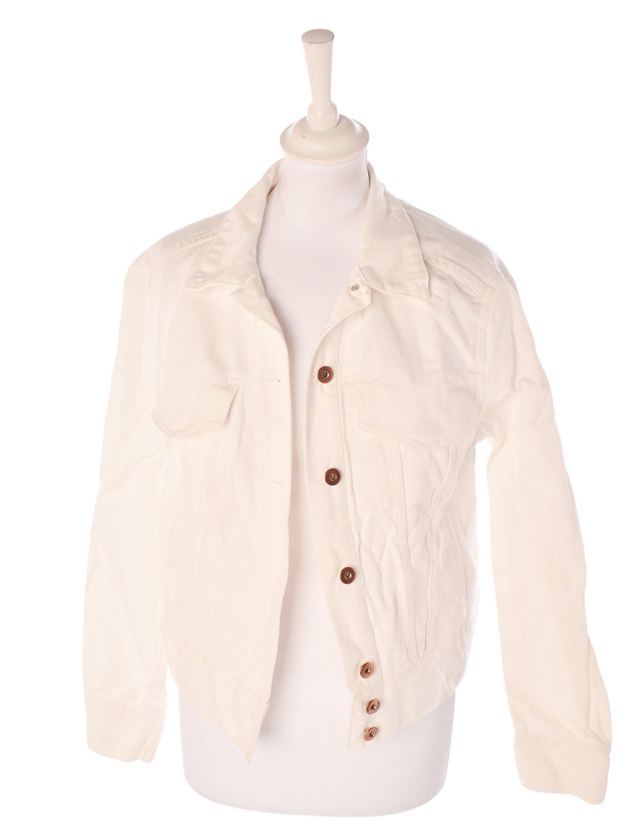 H&M Jakke - 36 / Hvid / Kvinde - SassyLAB Secondhand