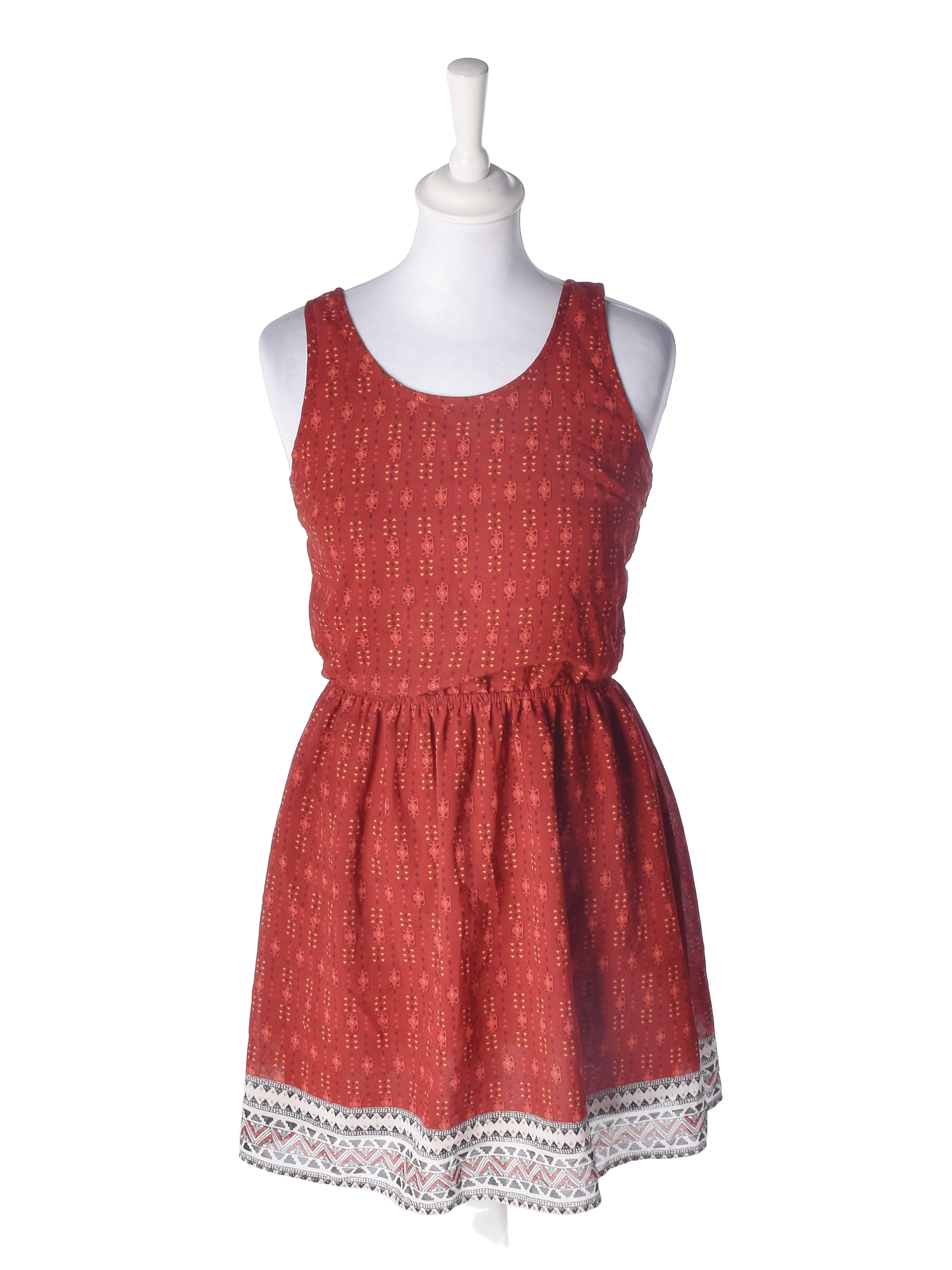 H&M Kjole - 34 / Rød / Kvinde - SassyLAB Secondhand