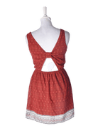 H&M Kjole - 34 / Rød / Kvinde - SassyLAB Secondhand