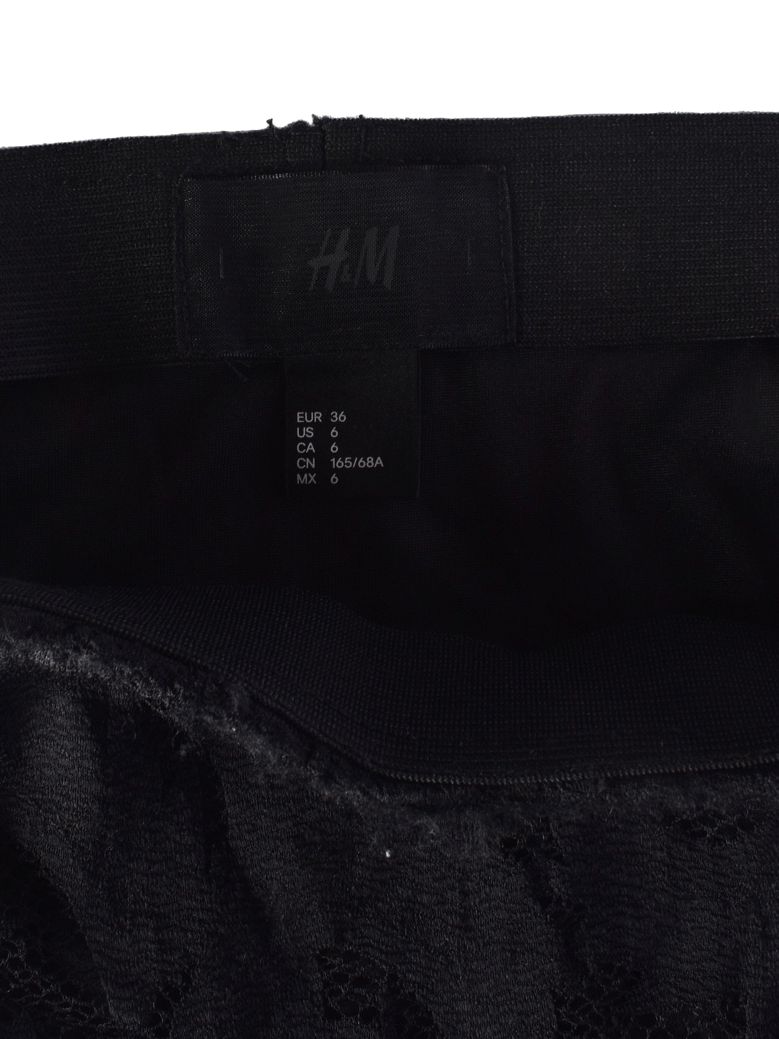 H&M Nederdel - 36 / Sort / Kvinde - SassyLAB Secondhand