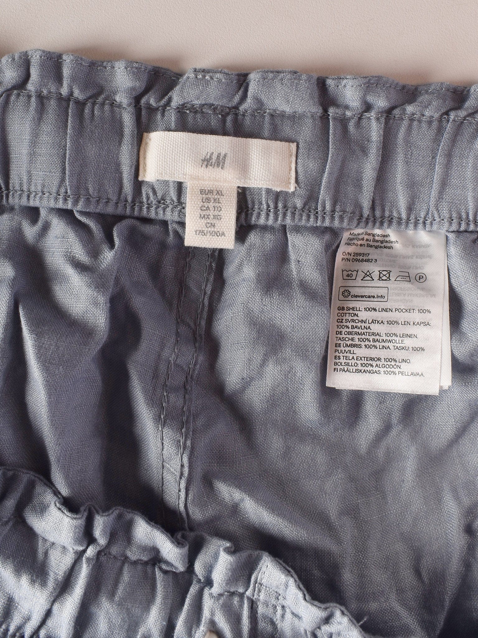 H&M Shorts - XL / Blå / Kvinde - SassyLAB Secondhand