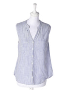 H&M Skjorte - 36 / Blå / Kvinde - SassyLAB Secondhand