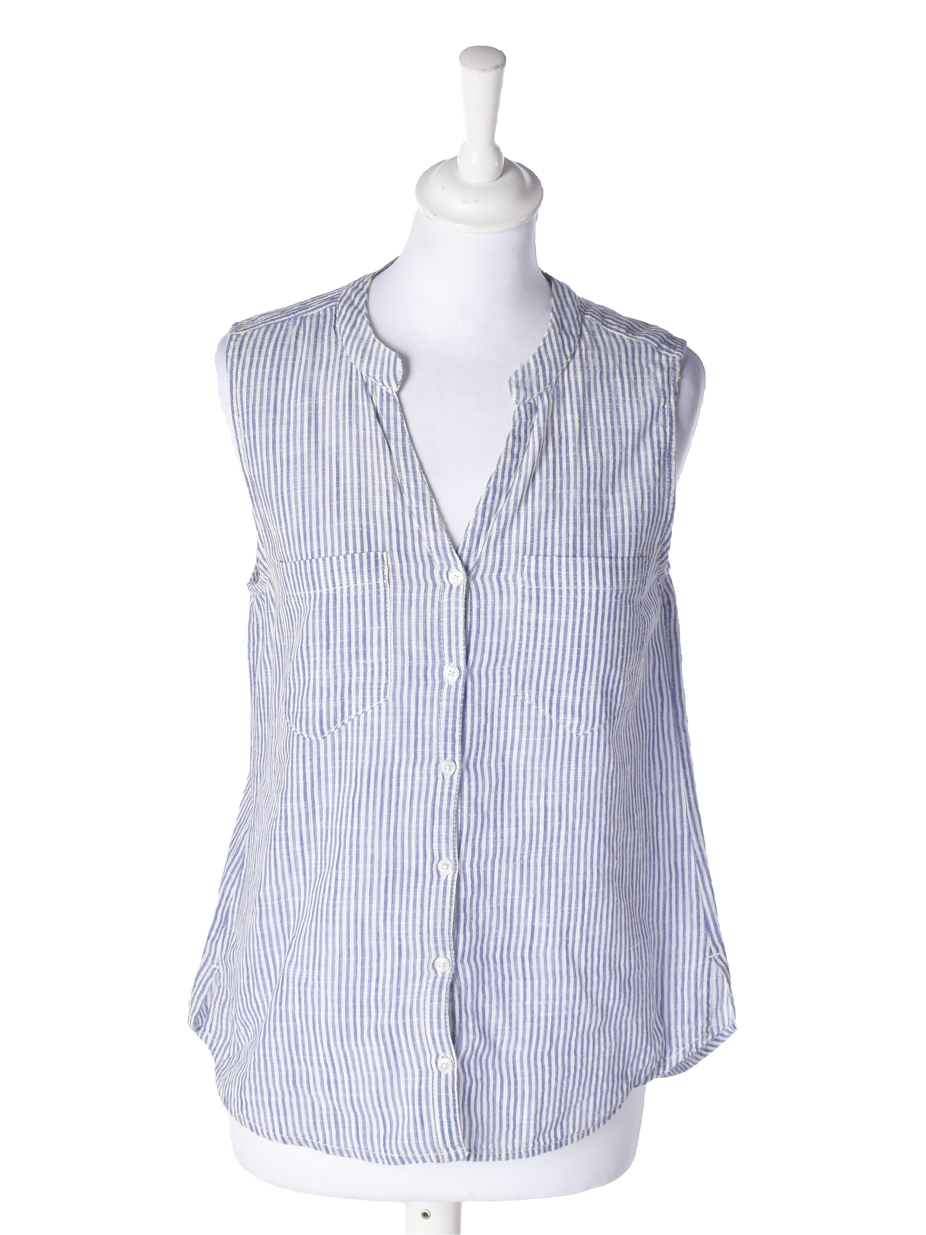 H&M Skjorte - 36 / Blå / Kvinde - SassyLAB Secondhand