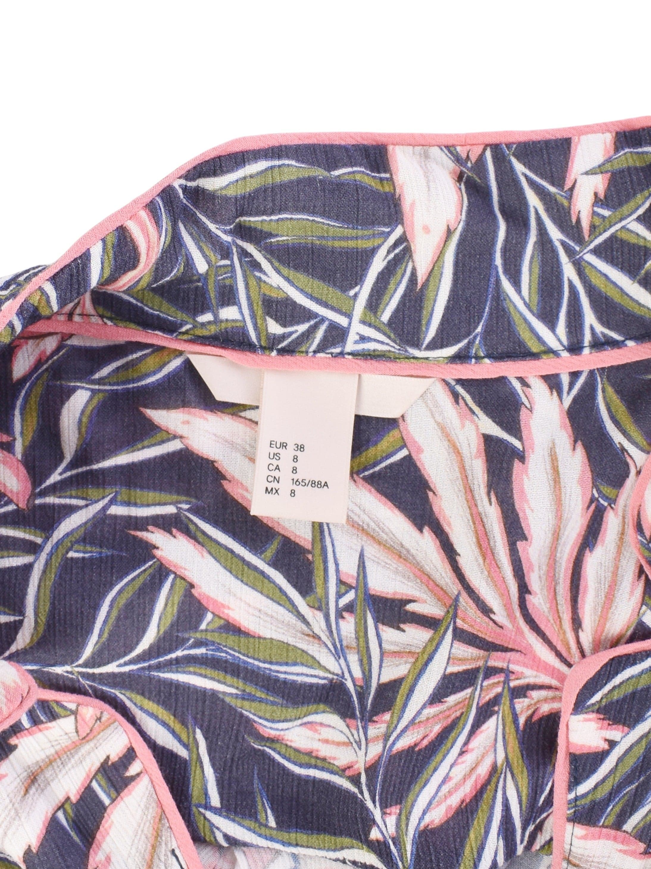 H&M Skjorte - 38 / Multifarvet / Kvinde - SassyLAB Secondhand