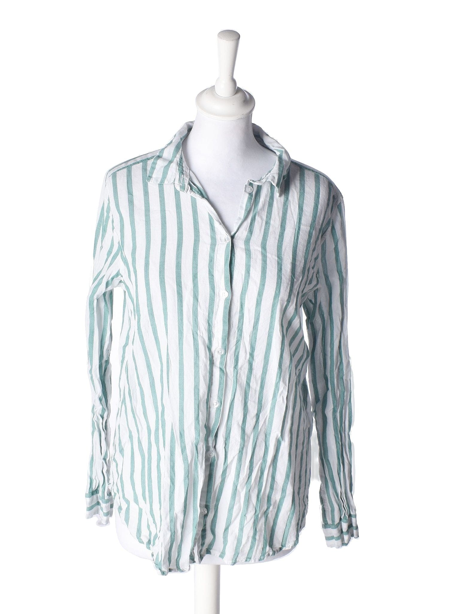H&M Skjorte - 40 / Grøn / Kvinde - SassyLAB Secondhand