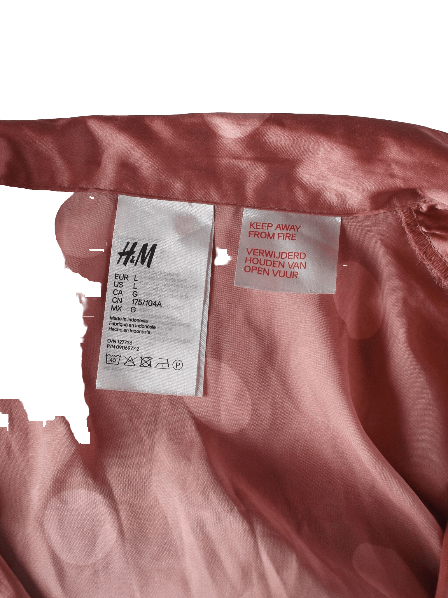 H&M Skjorte - L / Rosa / Kvinde - SassyLAB Secondhand