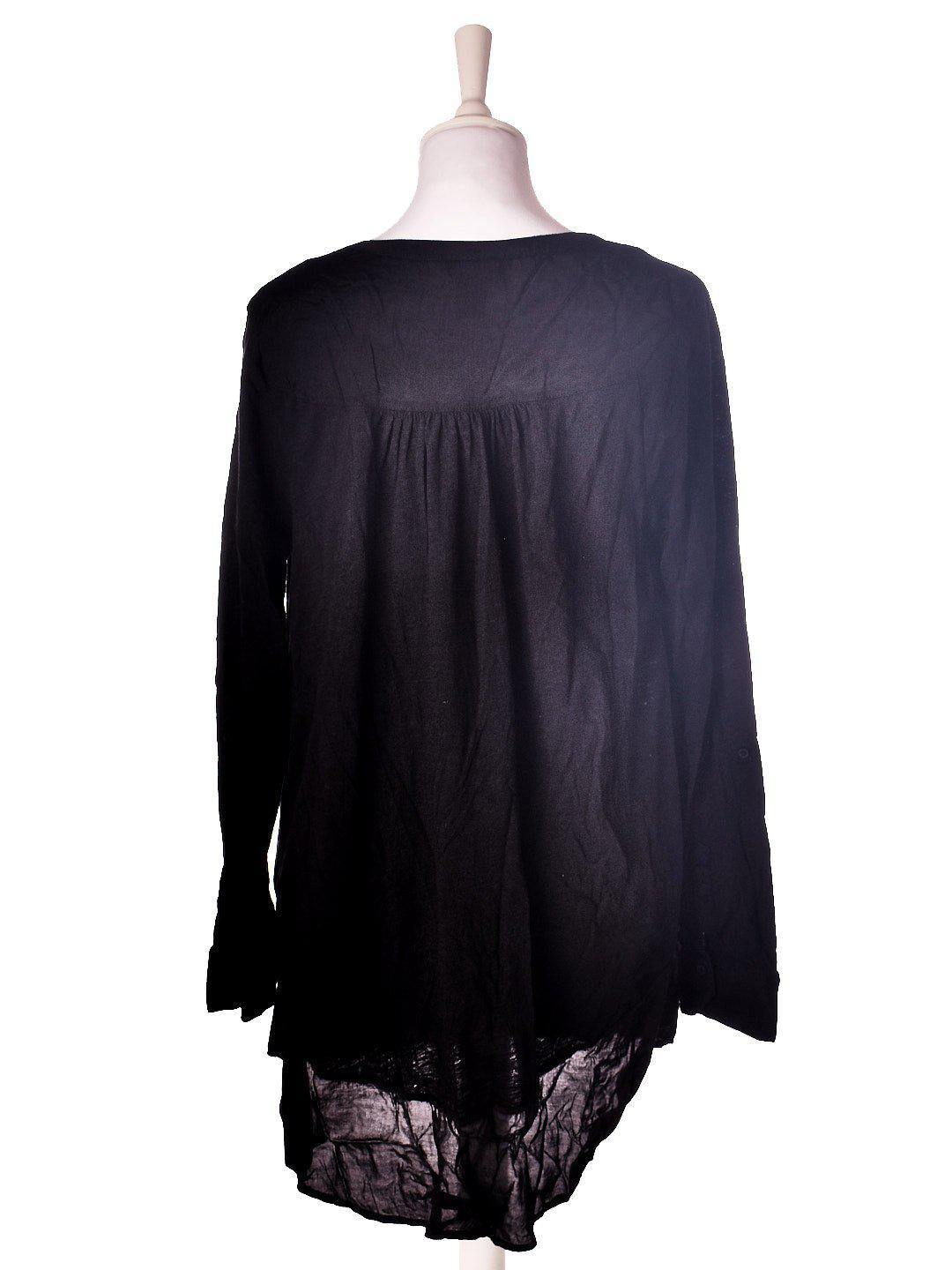 H&M Skjorte - S / Sort / Kvinde - SassyLAB Secondhand