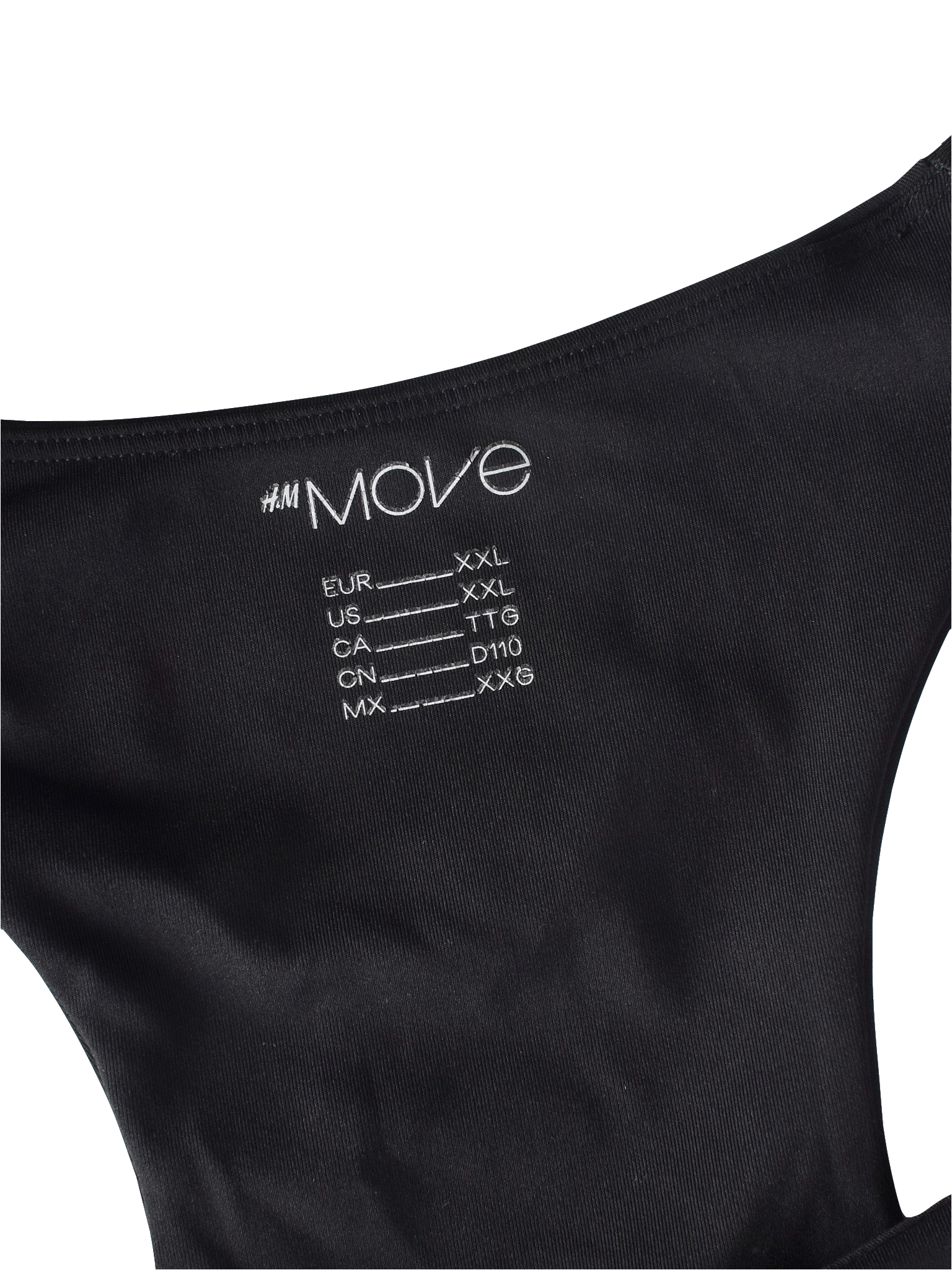 H&M Sports BH - XXL / Sort / Kvinde - SassyLAB Secondhand