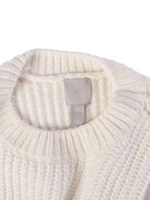 H&M Strik - M / Hvid / Kvinde - SassyLAB Secondhand