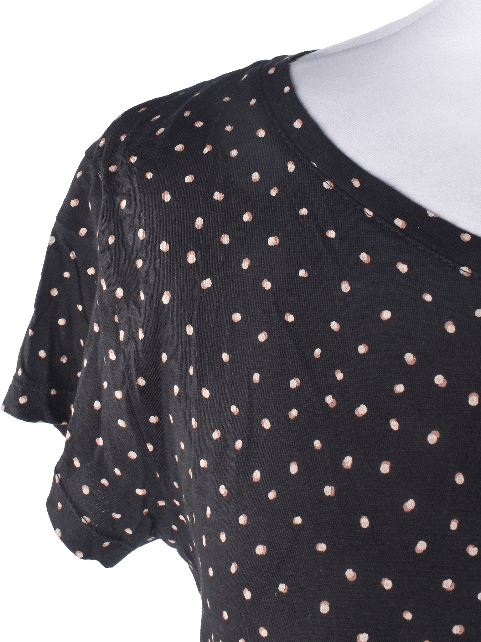 H&M T-Shirt - XS / Sort / Kvinde - SassyLAB Secondhand