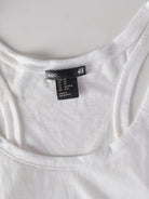 H&M Top - XS / Hvid / Kvinde - SassyLAB Secondhand