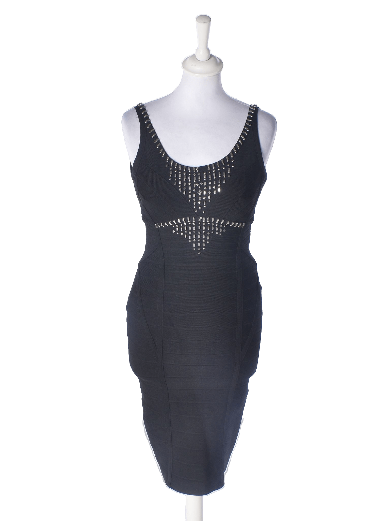 Herve Leger Kjole - M / Sort / Kvinde - SassyLAB Secondhand