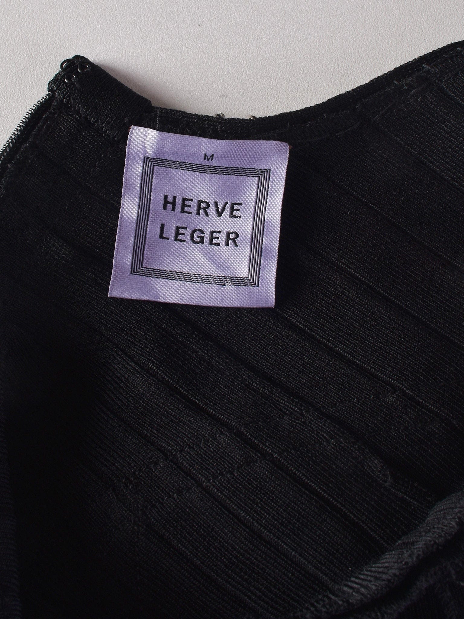 Herve Leger Kjole - M / Sort / Kvinde - SassyLAB Secondhand