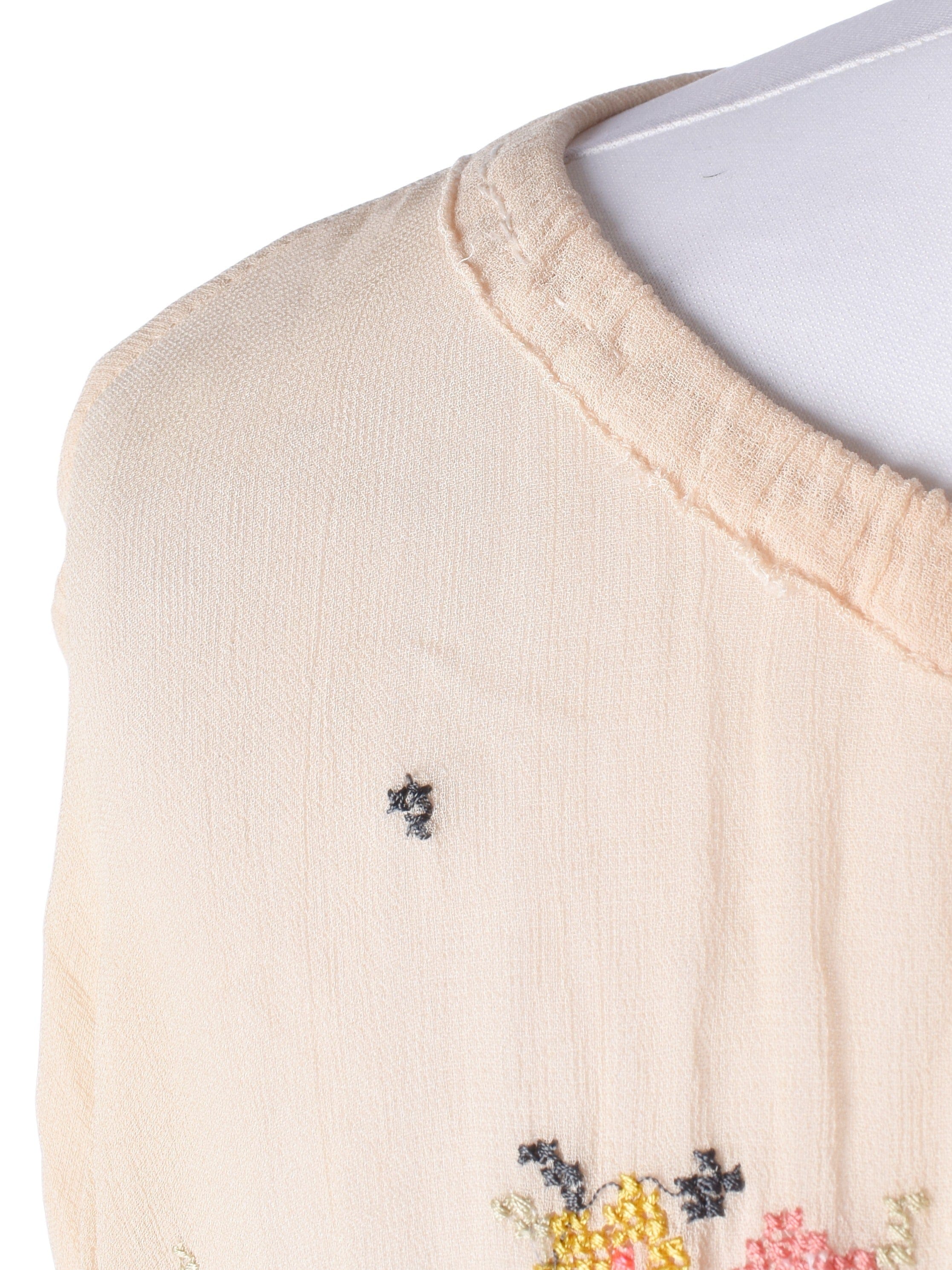 Hoss Intropia Bluse - 42 / Beige / Kvinde - SassyLAB Secondhand
