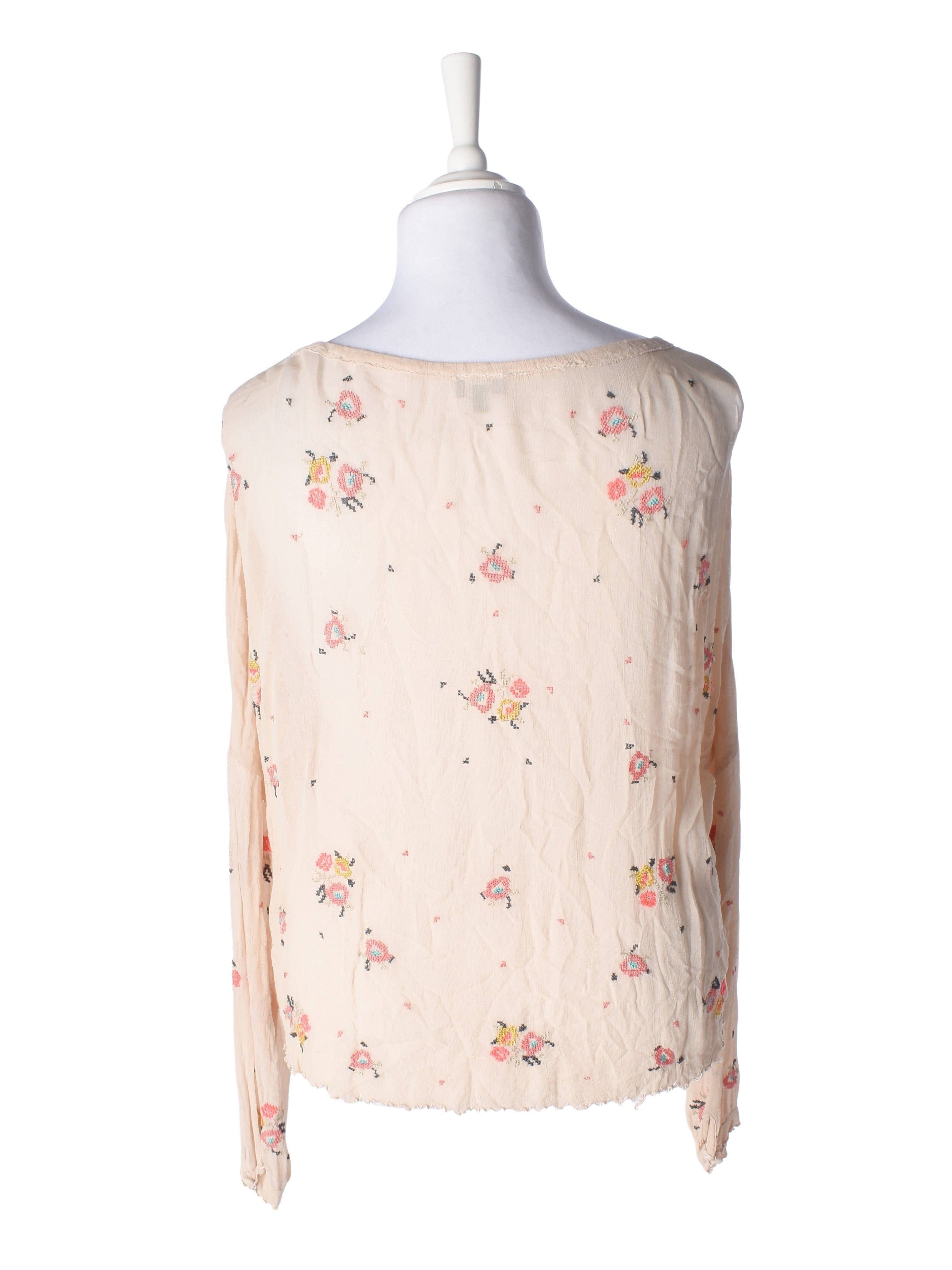 Hoss Intropia Bluse - 42 / Beige / Kvinde - SassyLAB Secondhand