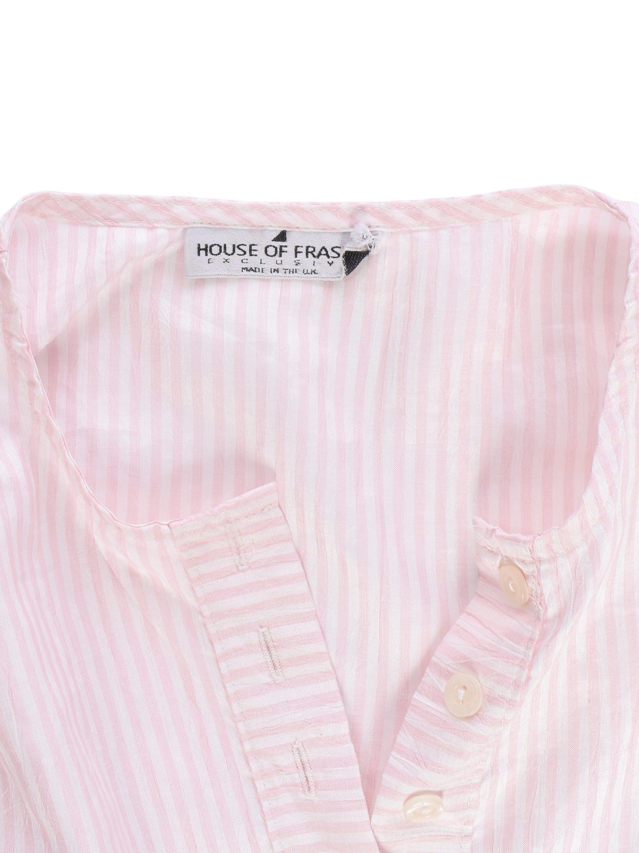 House Of Fraser T-Shirt - M / Pink / Kvinde - SassyLAB Secondhand