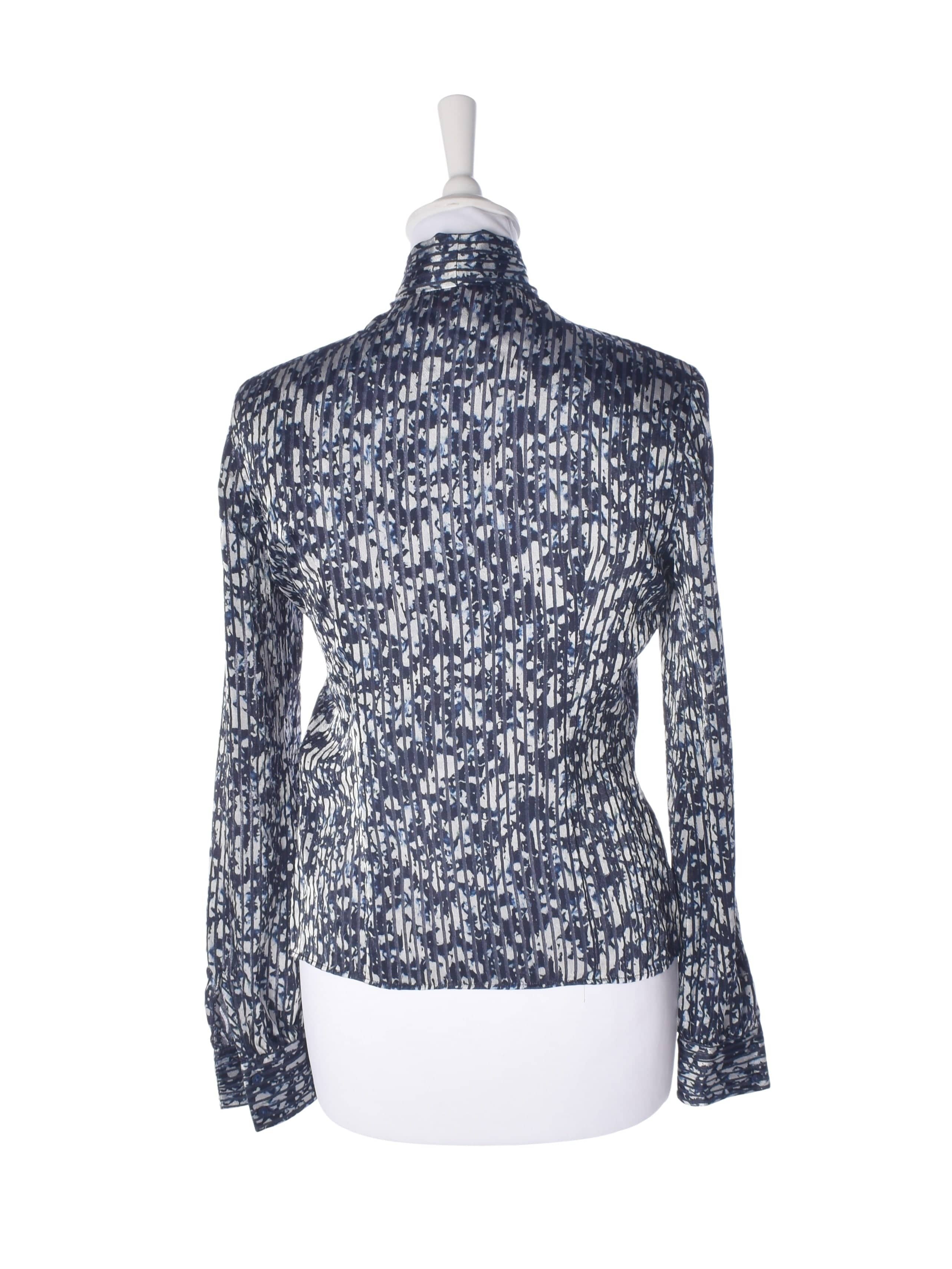 Hugo Boss Bluse - 34 / Blå / Kvinde - SassyLAB Secondhand