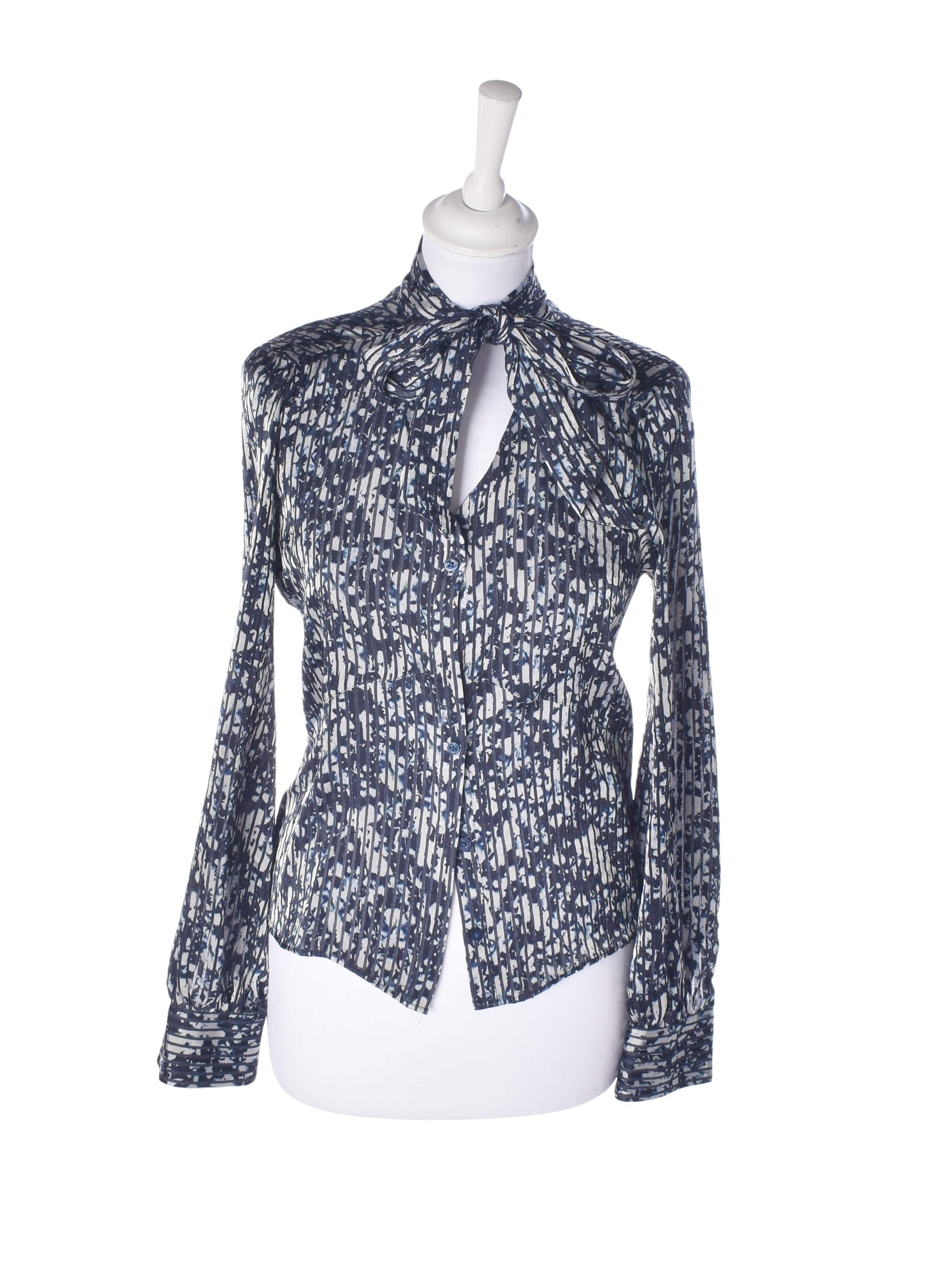 Hugo Boss Bluse - 34 / Blå / Kvinde - SassyLAB Secondhand