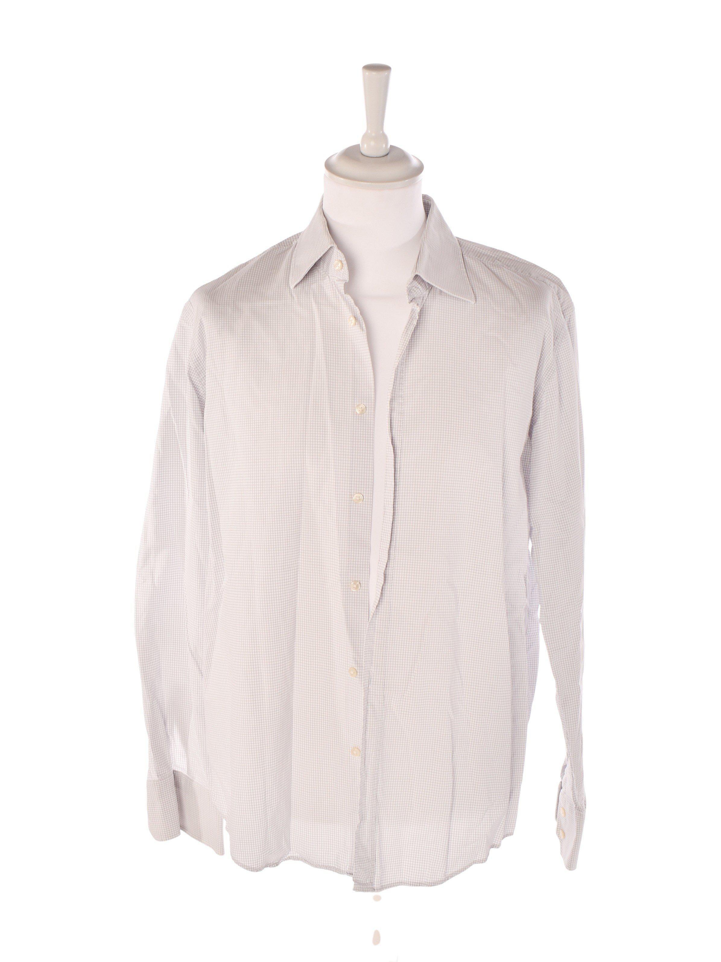 Hugo Boss Skjorte - 43 / Hvid / Mand - SassyLAB Secondhand