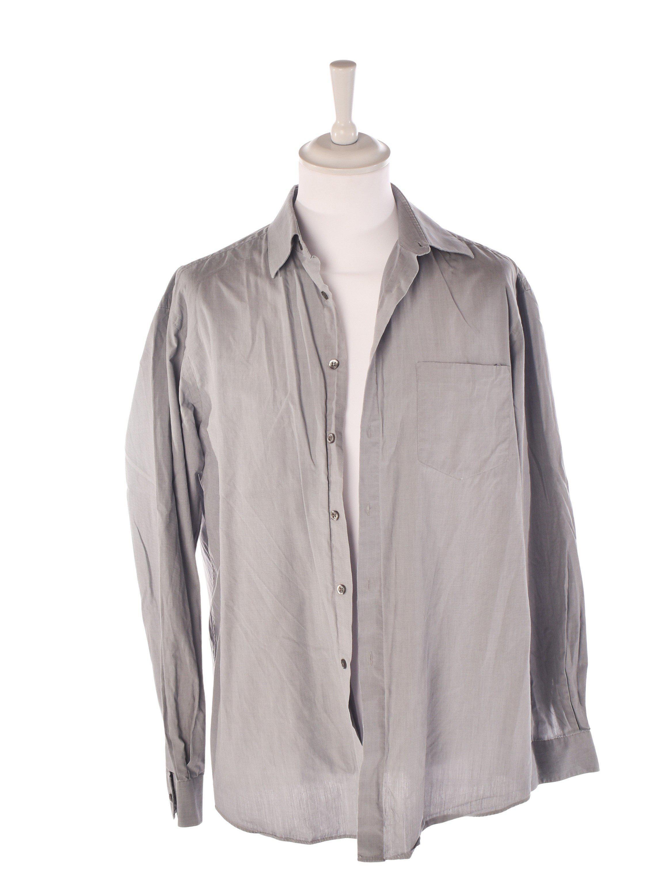 Hugo Boss Skjorte - 44 / Grå / Mand - SassyLAB Secondhand