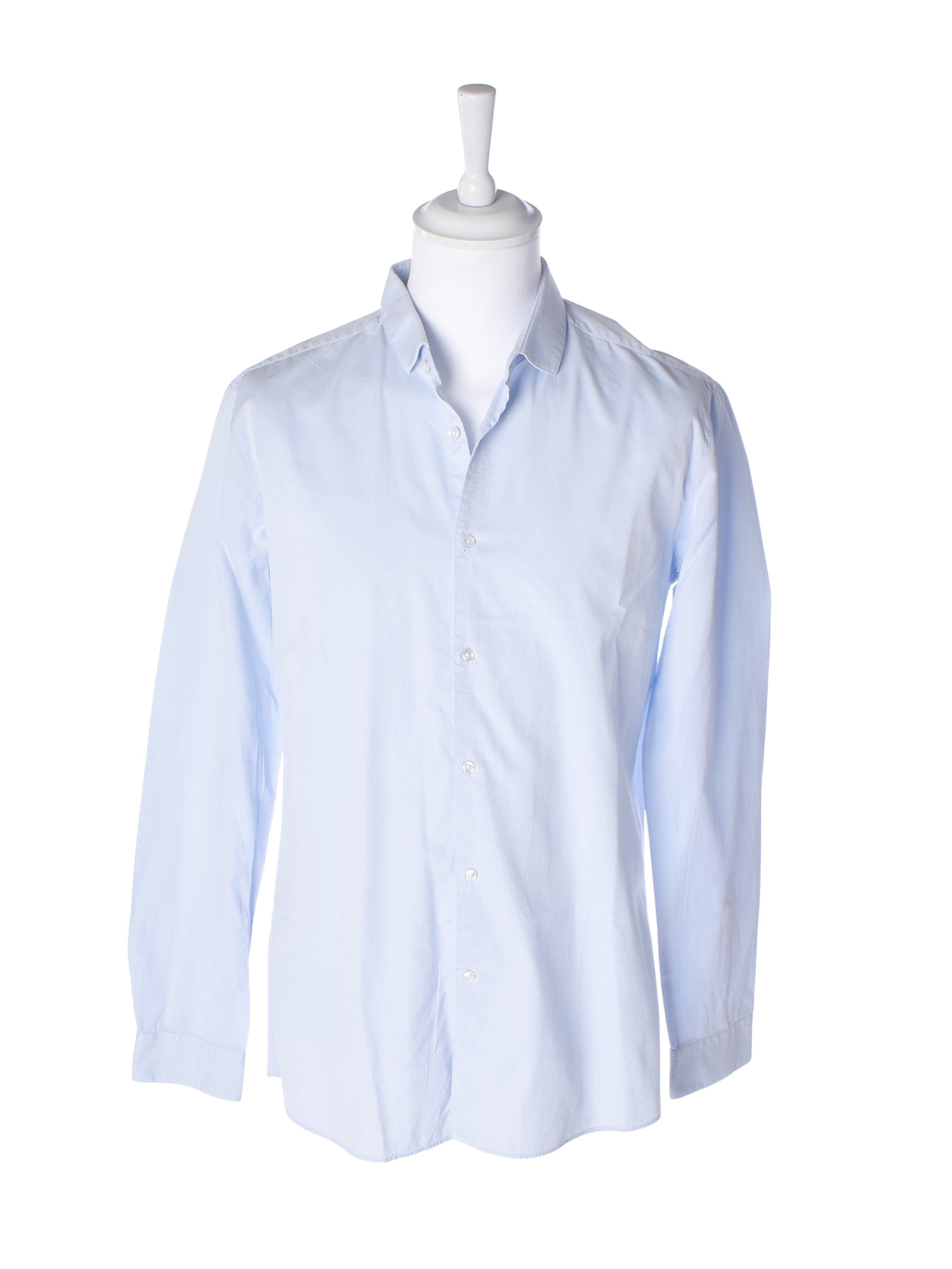 Hugo Boss Skjorte - M / Blå / Mand - SassyLAB Secondhand