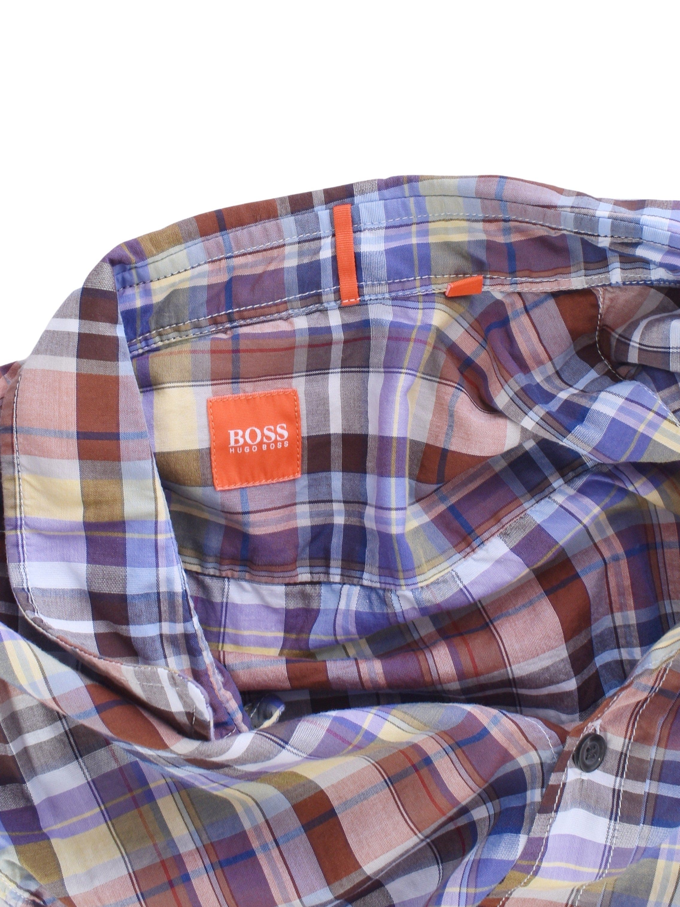 Hugo Boss Skjorte - S / Brun / Mand - SassyLAB Secondhand