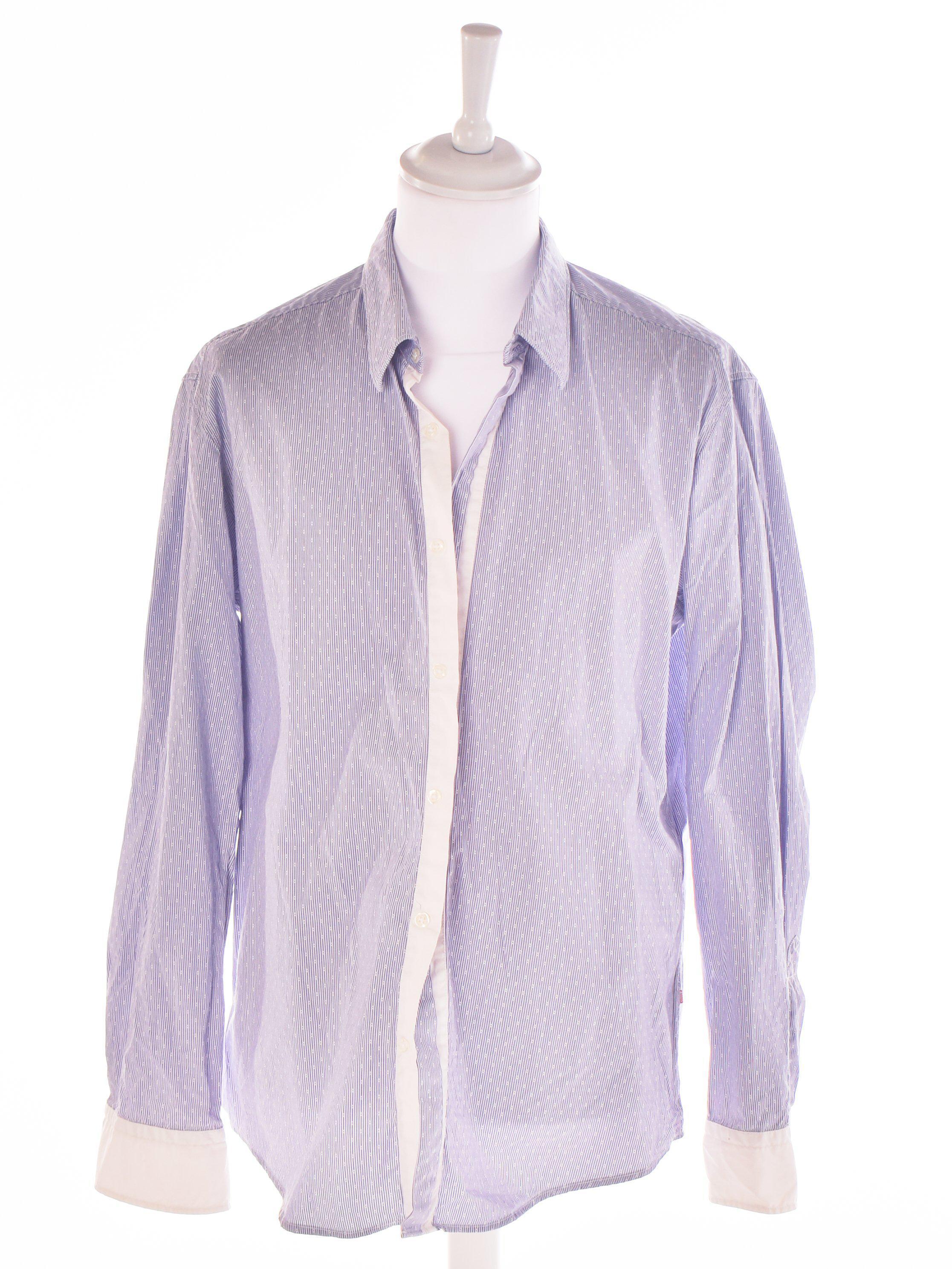 Hugo Boss Skjorte - XXL / Blå / Mand - SassyLAB Secondhand