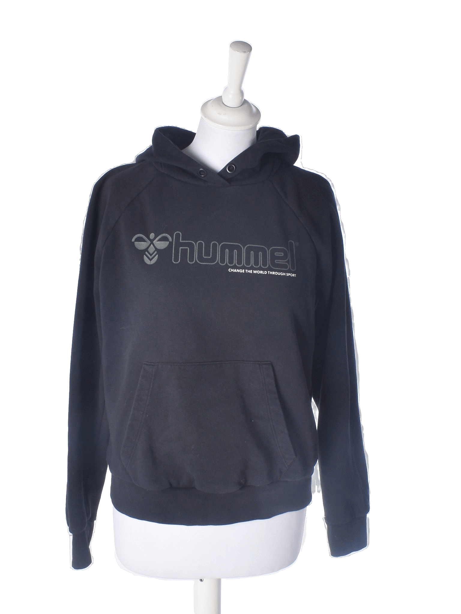Hummel Hoodie - S / Sort / Kvinde - SassyLAB Secondhand