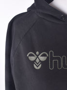 Hummel Hoodie - S / Sort / Kvinde - SassyLAB Secondhand