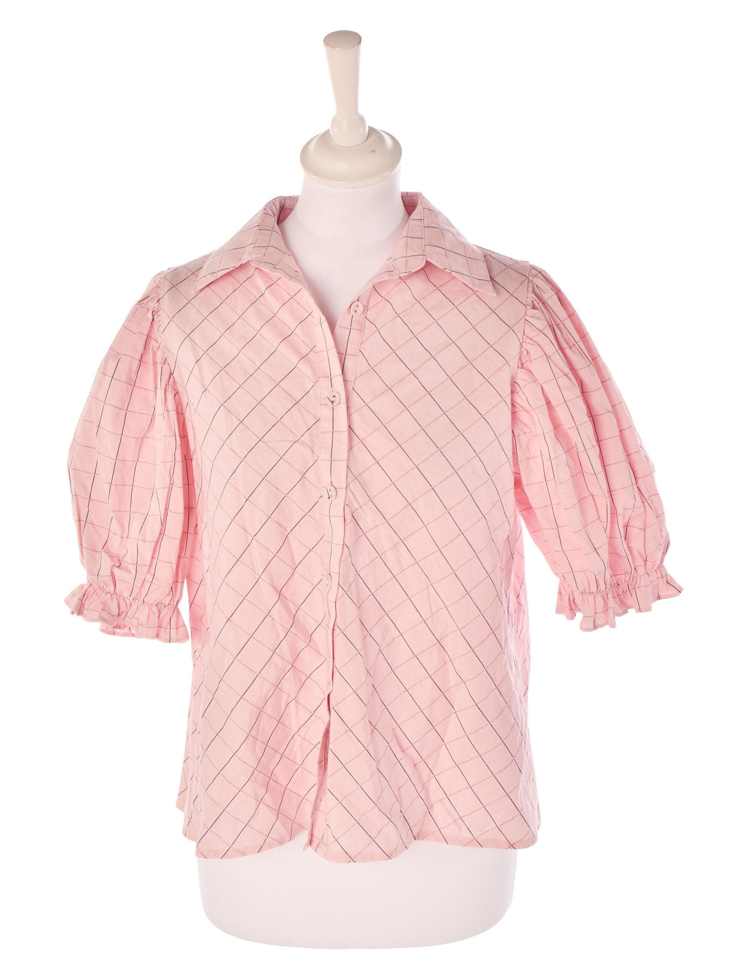 Hunkøn Bluse - S / Pink / Kvinde - SassyLAB Secondhand