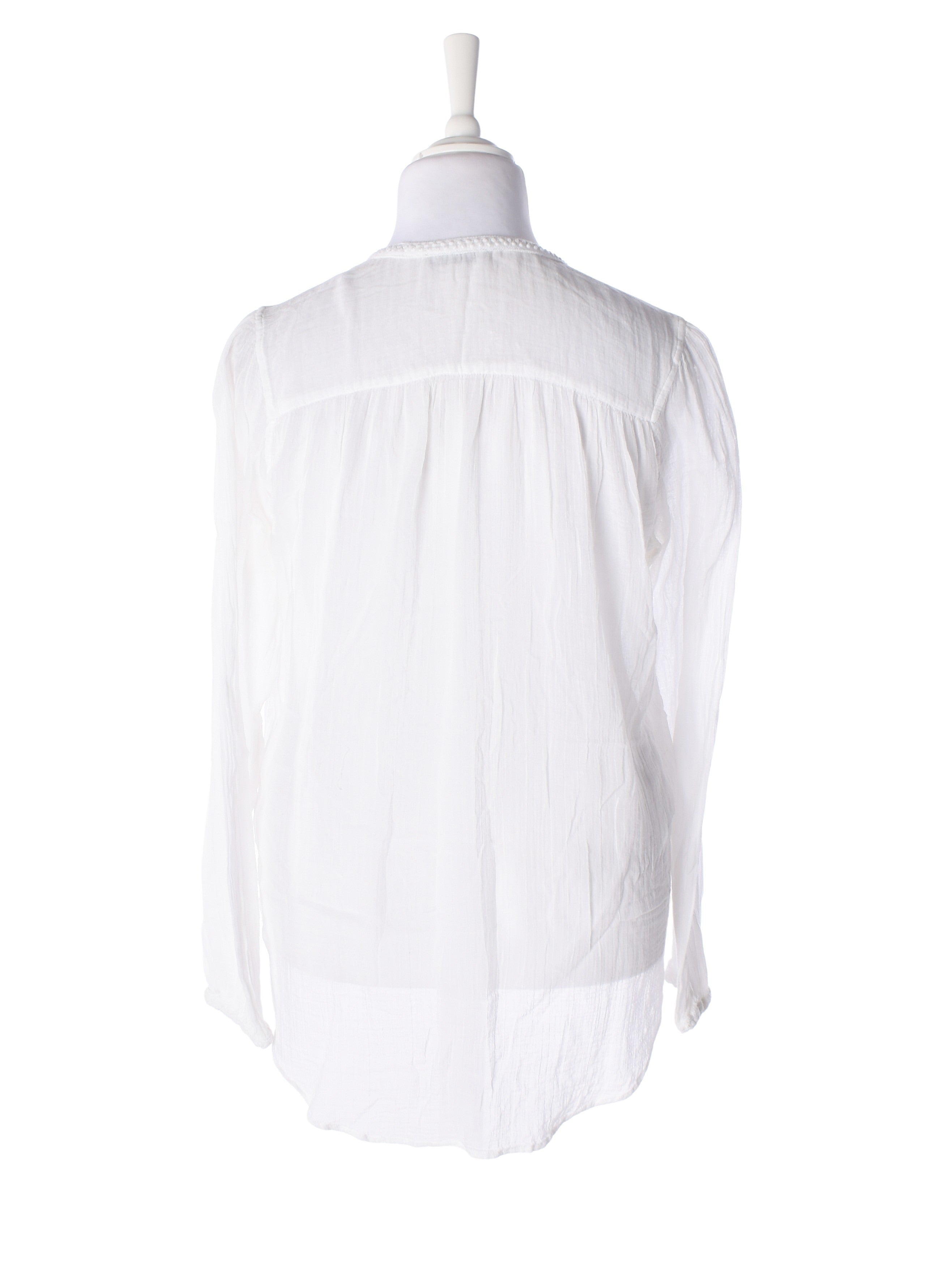 Hunky Dory Bluse - XL / Hvid / Kvinde - SassyLAB Secondhand