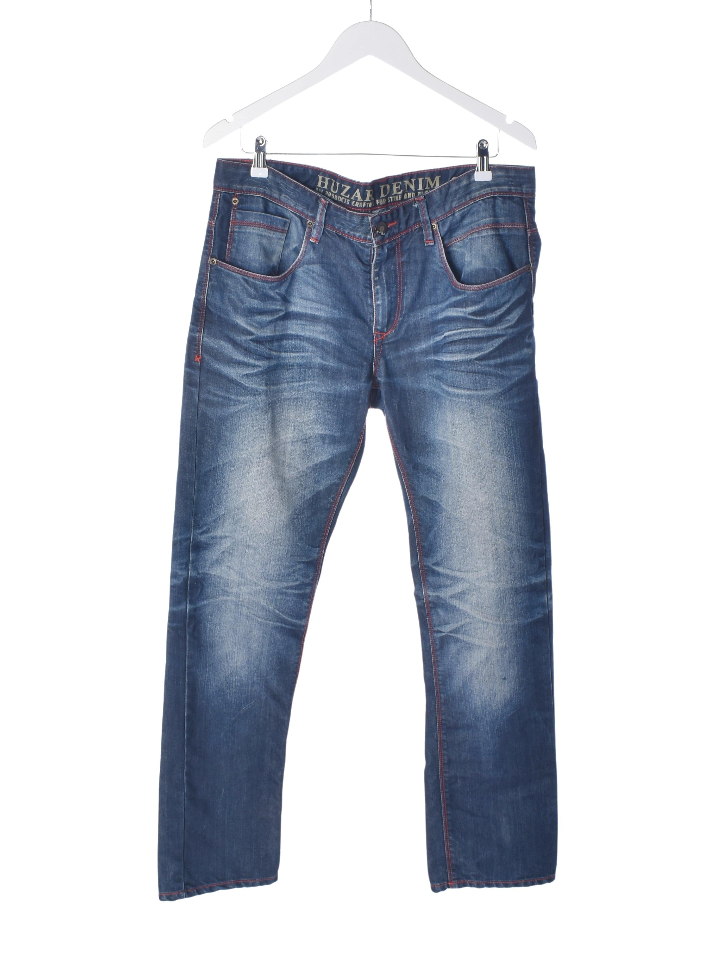 Huzar Denim Jeans - W34 L32 / Blå / Kvinde - SassyLAB Secondhand