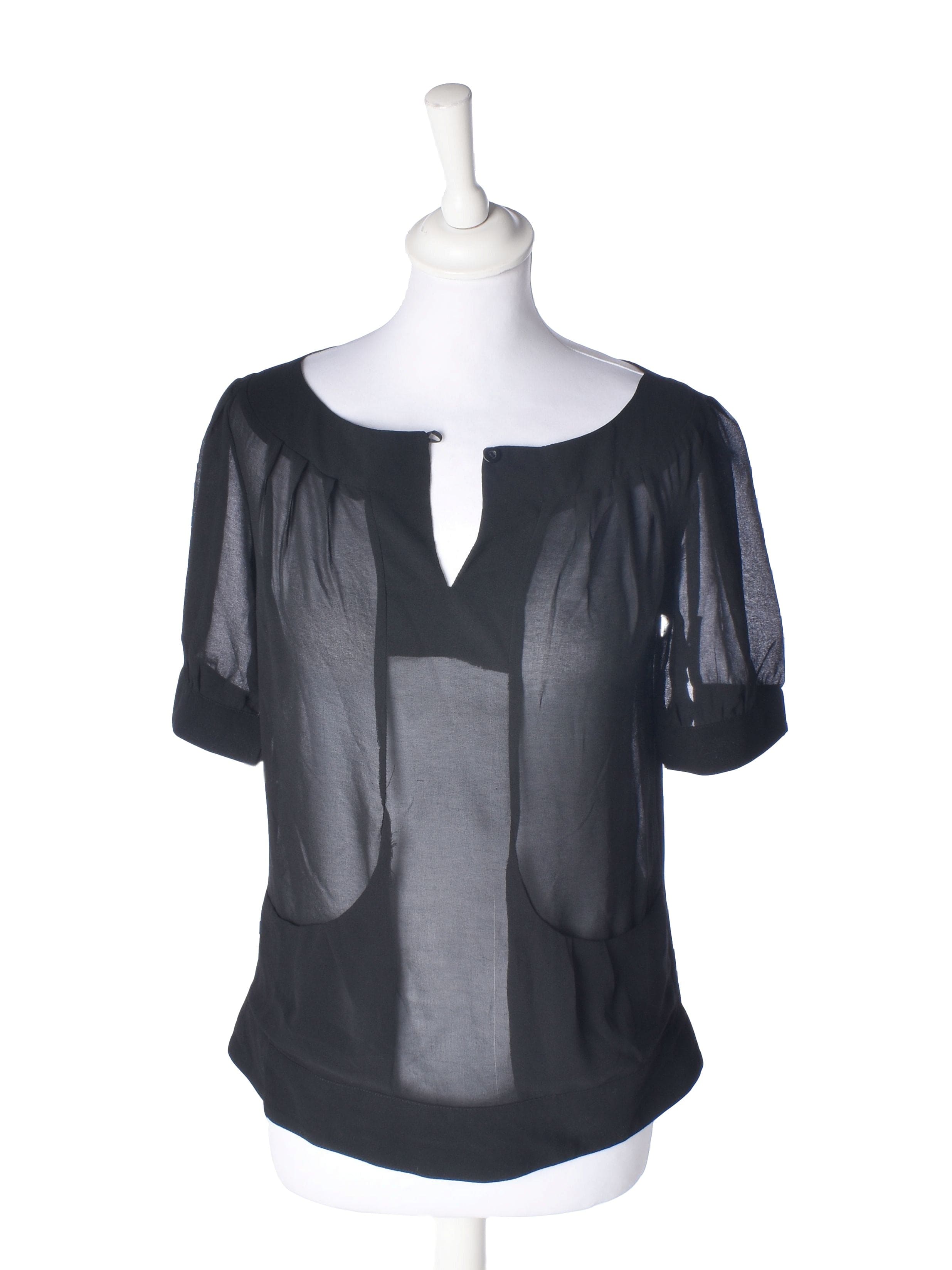 I say Bluse - XS / Sort / Kvinde - SassyLAB Secondhand